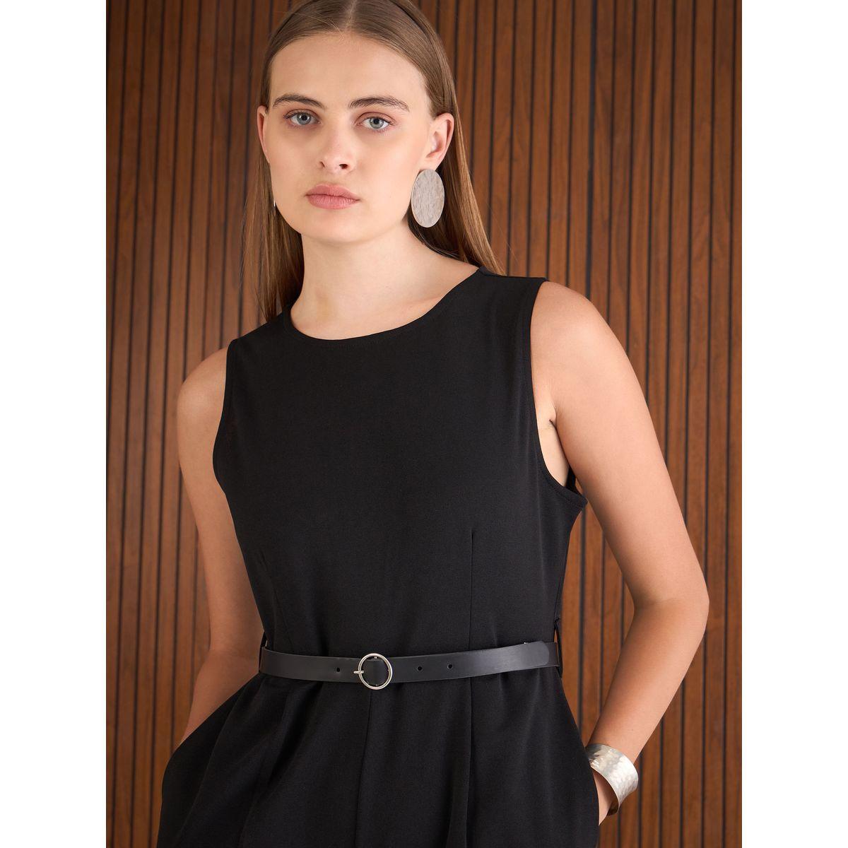 جمبسوت بقصة أرجل مستقيمة مع حزام خصر-women-clothing-jumpsuits-image-4