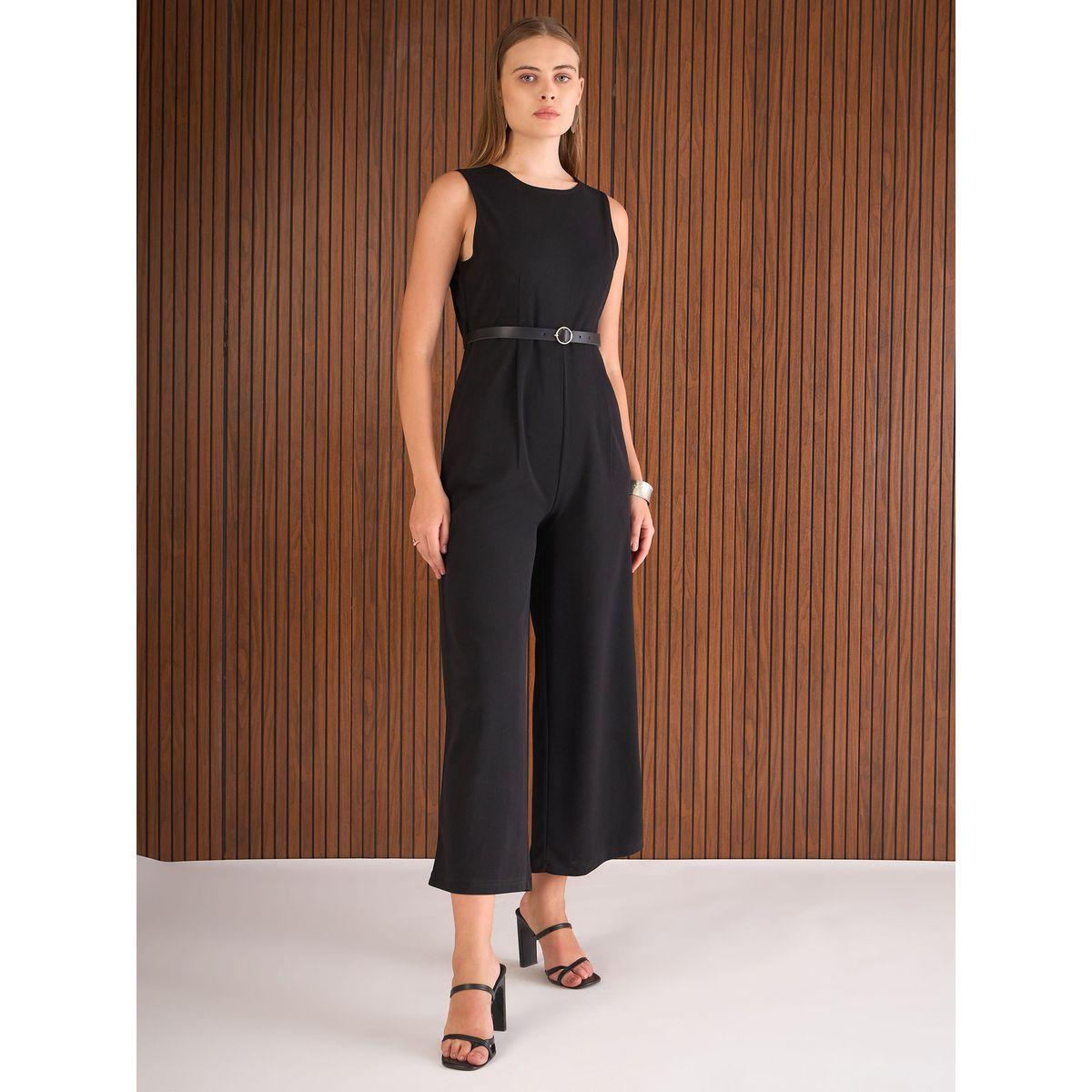 جمبسوت بقصة أرجل مستقيمة مع حزام خصر-women-clothing-jumpsuits-image-6