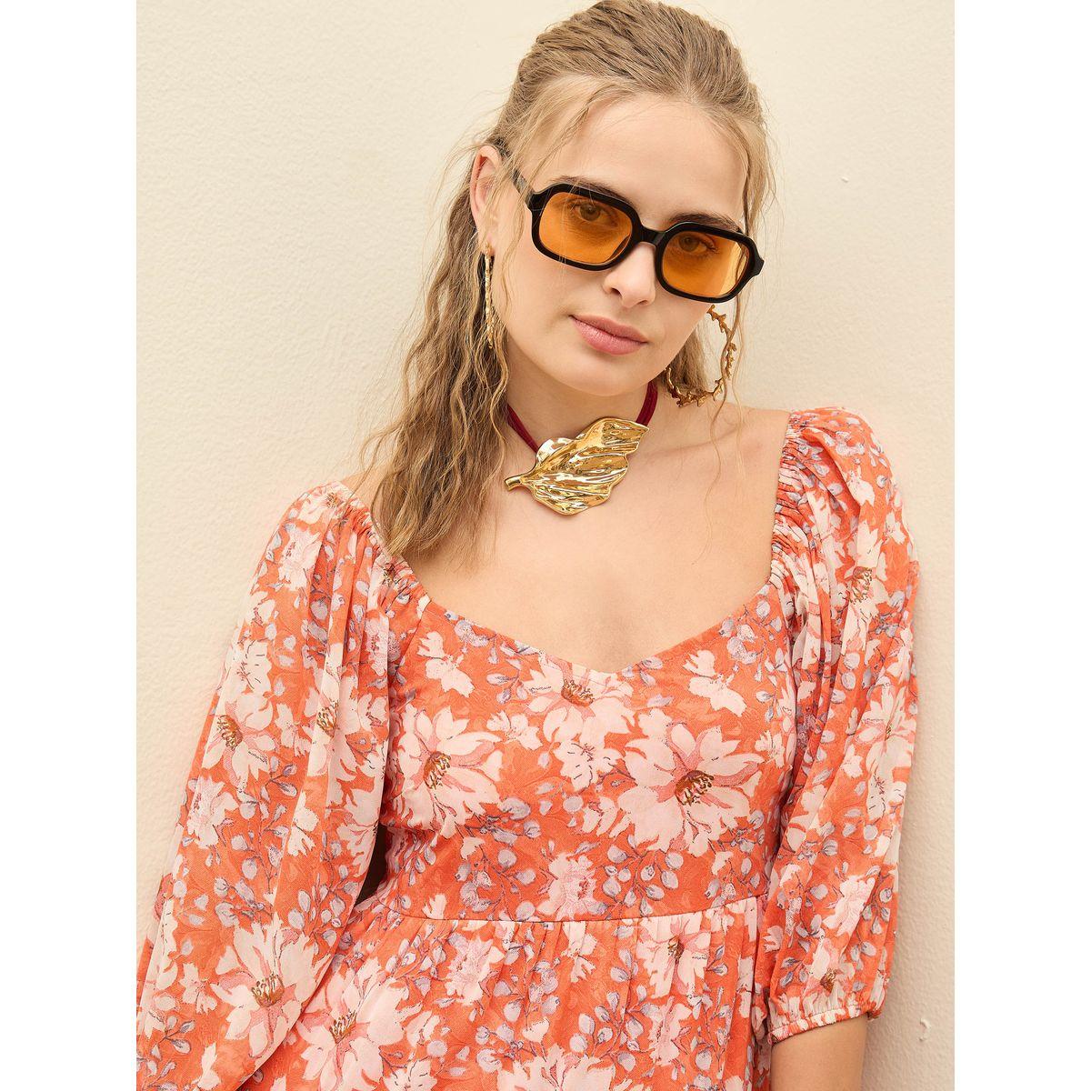 Sassafras Floral Sweetheart Neck A-Line Maxi Dress-women-clothing-dresses-image-4