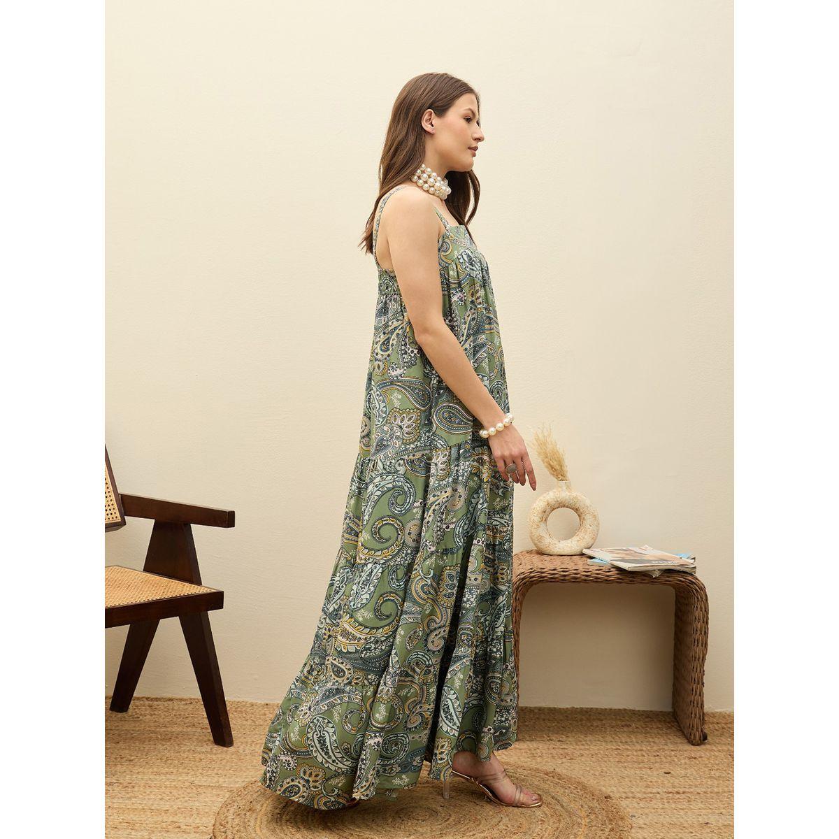 فستان طويل بطبعة بيزلي بدون أكمام-women-clothing-dresses-image-4