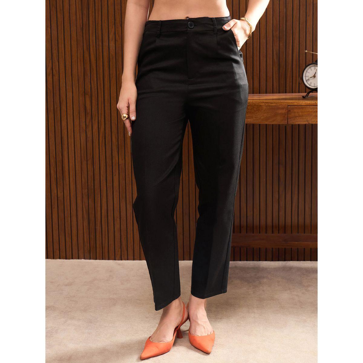 Sassafras Plain Tapered Pants with Side Pocket-women-clothing-bottoms-trousers-image-1