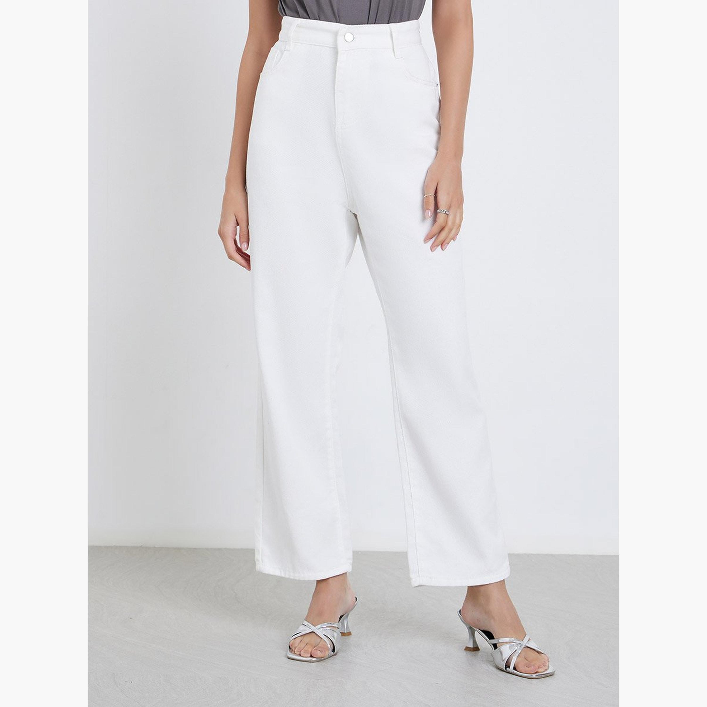 Styli High Rise Wide Leg Jeans-women-clothing-bottoms-jeans-image-1