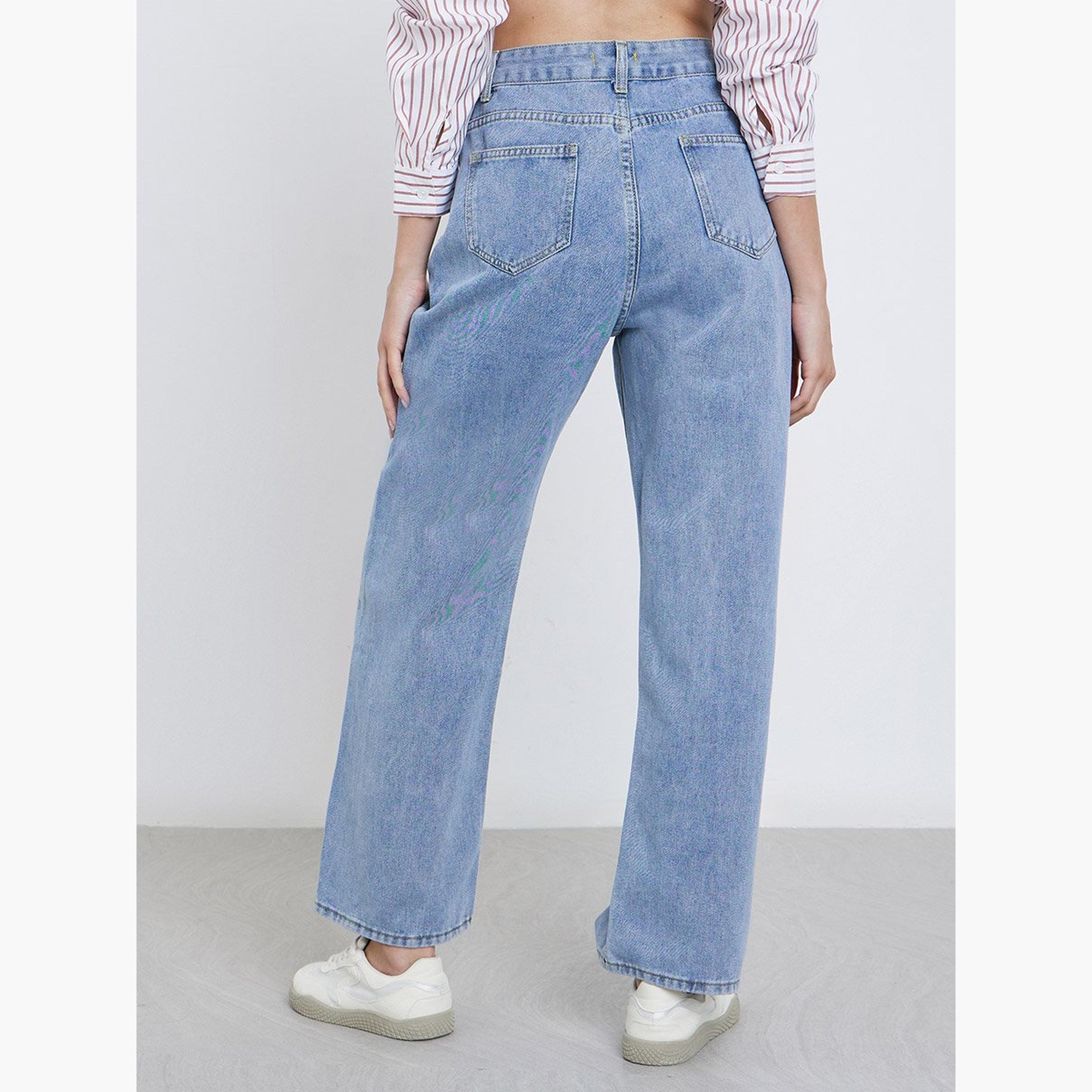 Styli High Rise Wide Leg Jeans-women-clothing-bottoms-jeans-image-4