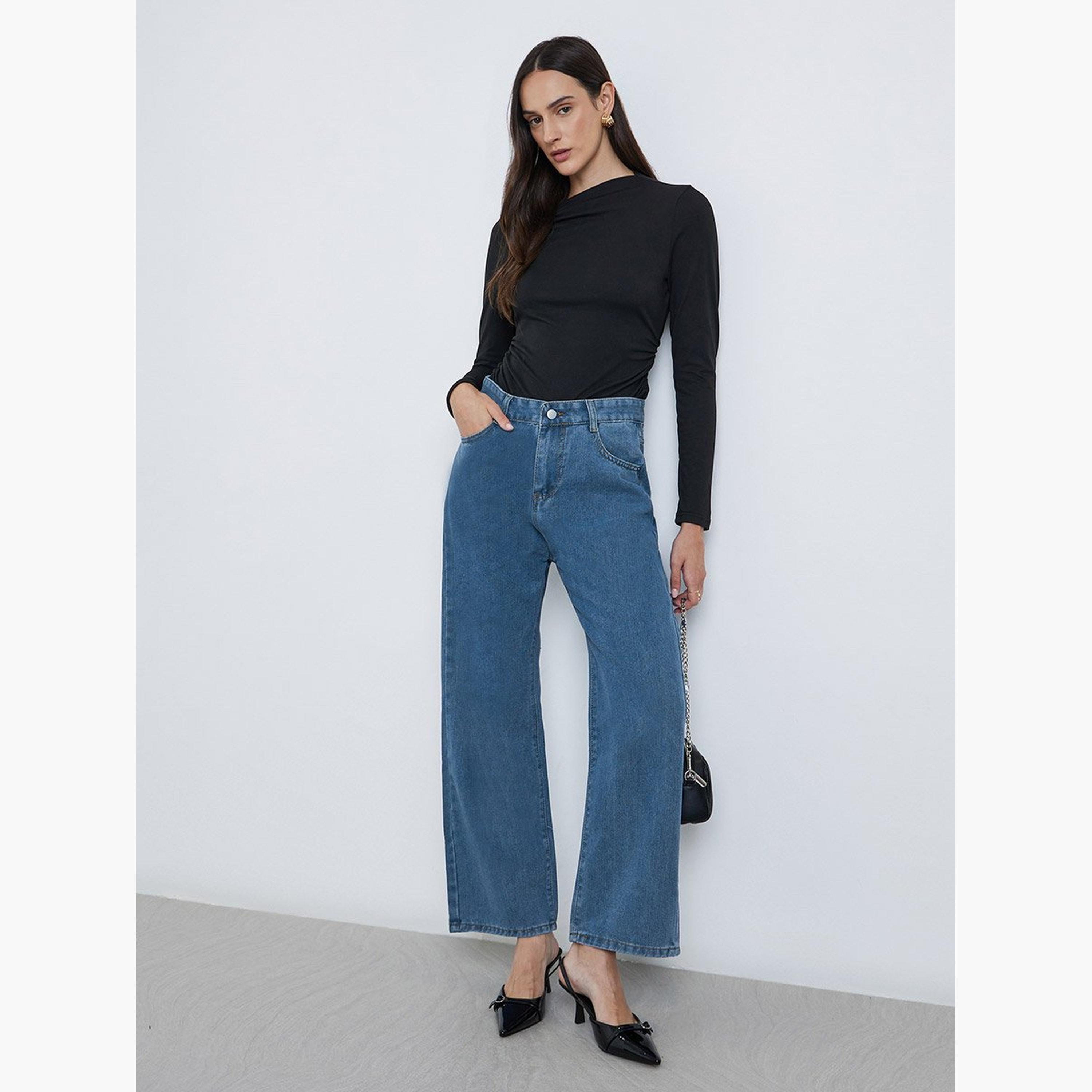 Styli High Rise Wide Leg Jeans-women-clothing-bottoms-jeans-image-2