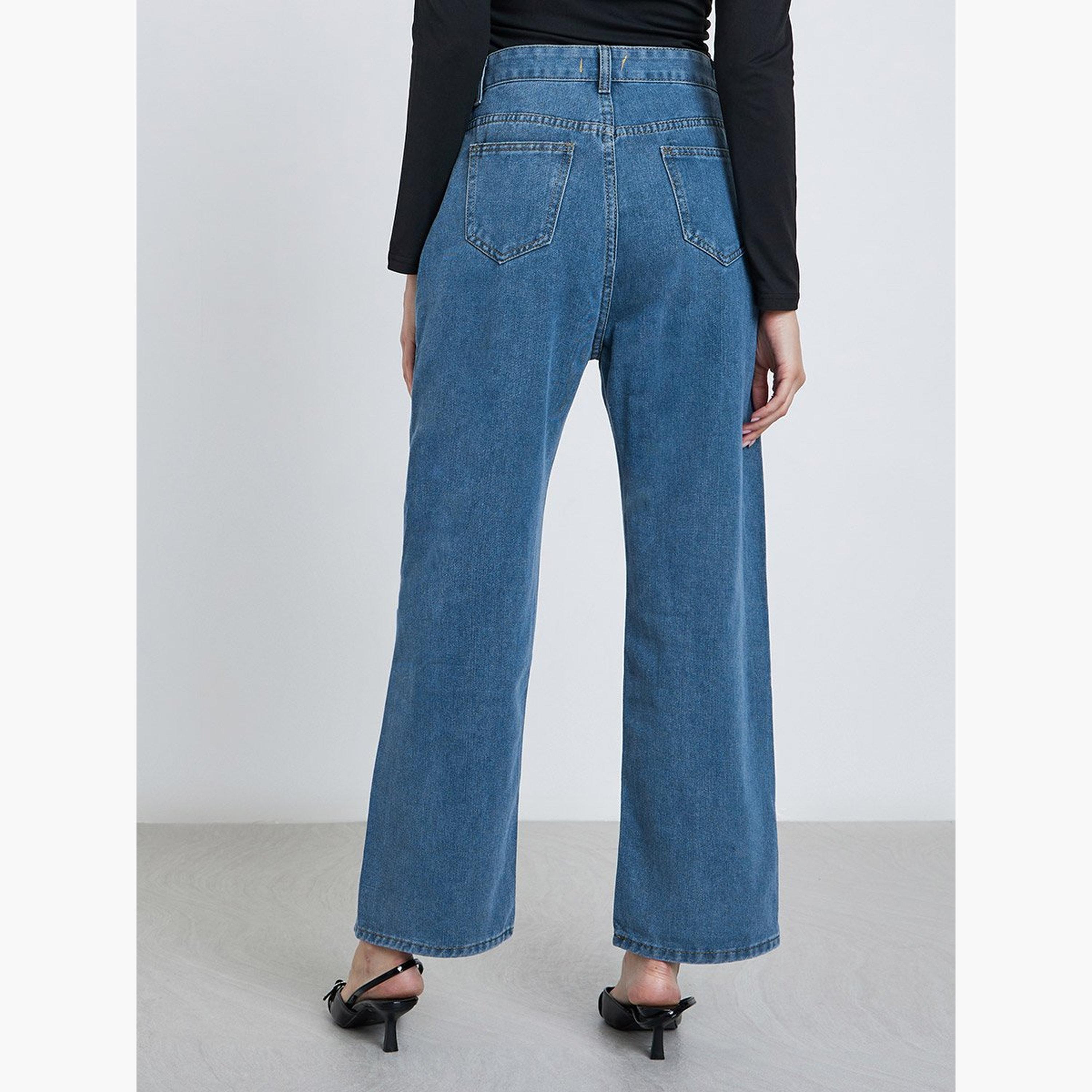 Styli High Rise Wide Leg Jeans-women-clothing-bottoms-jeans-image-4