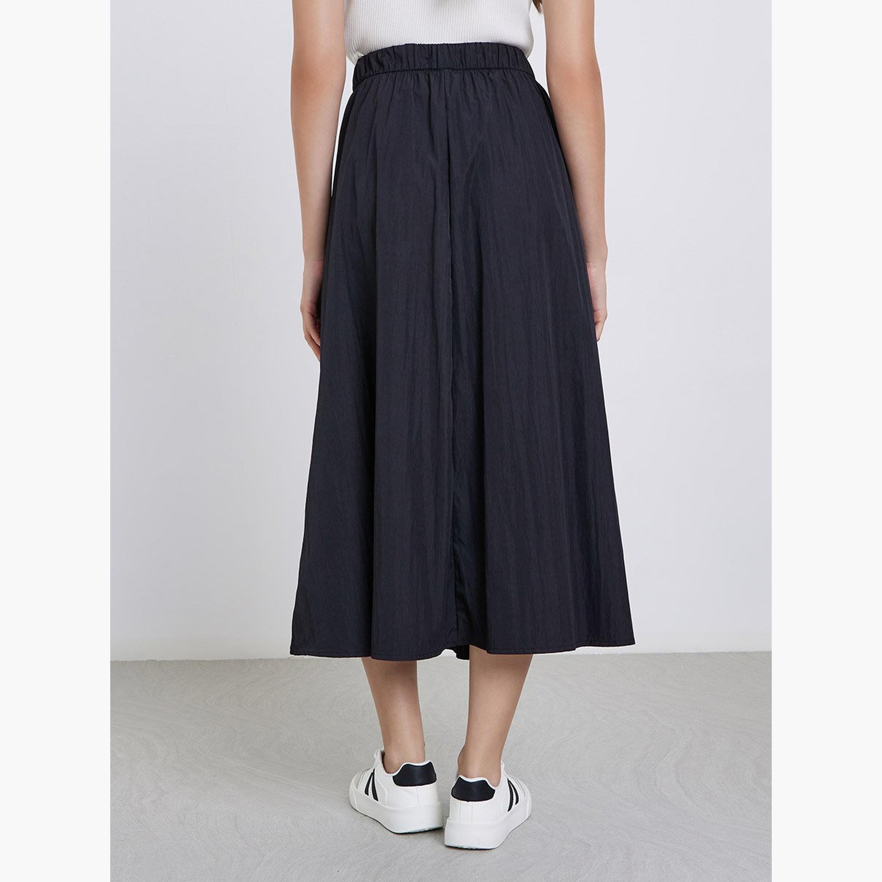 تنورة طويلة بخصر مطاطي-women-clothing-bottoms-skirts-image-4