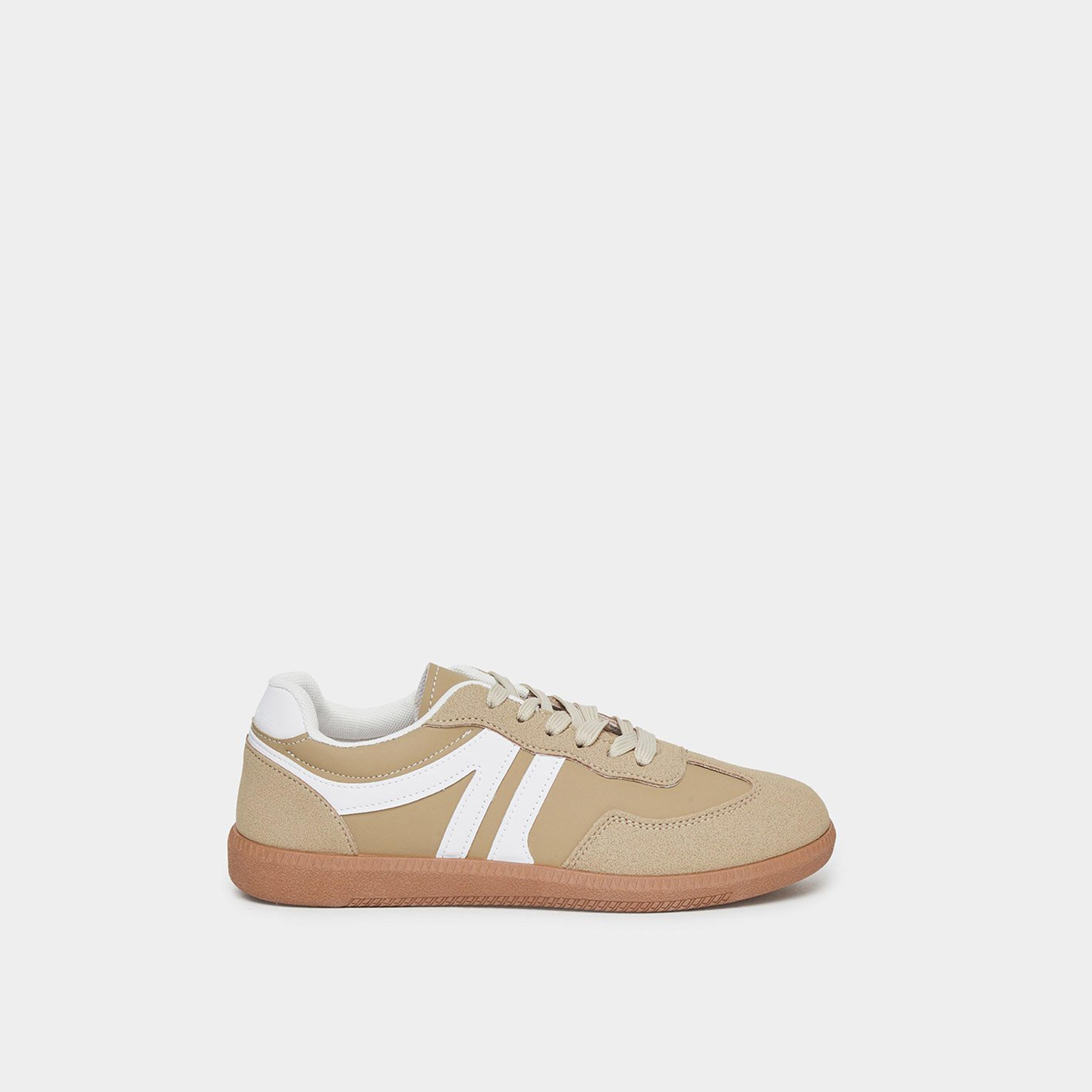 Styli Women Striped Laced Up Sneakers-women-shoes-sneakers-image-3