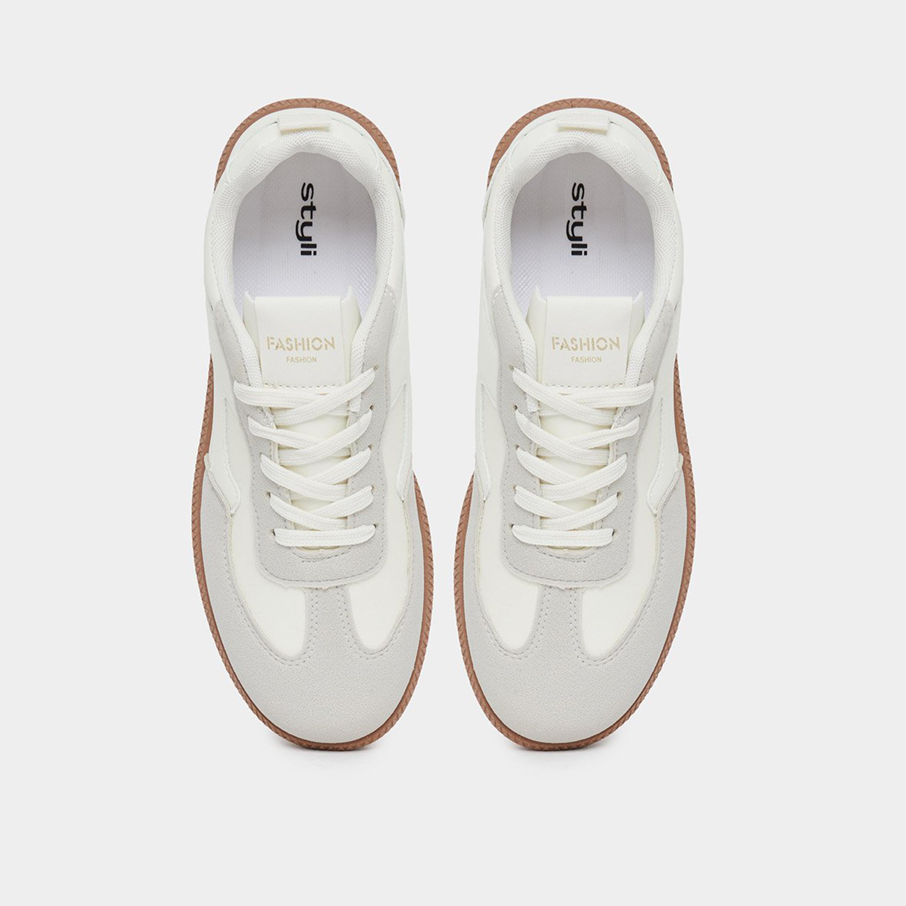 Styli Women Panelled Laced Up Sneakers-women-shoes-sneakers-image-6
