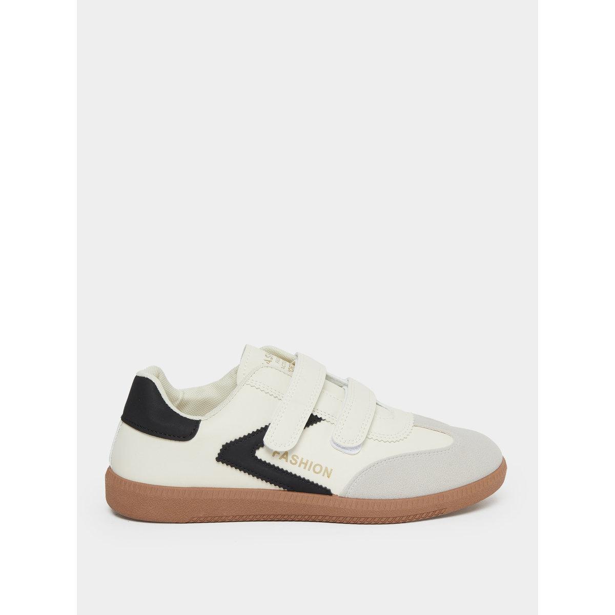 Styli Panelled Sneakers with Hook and Loop Closure-women-shoes-sneakers-image-2