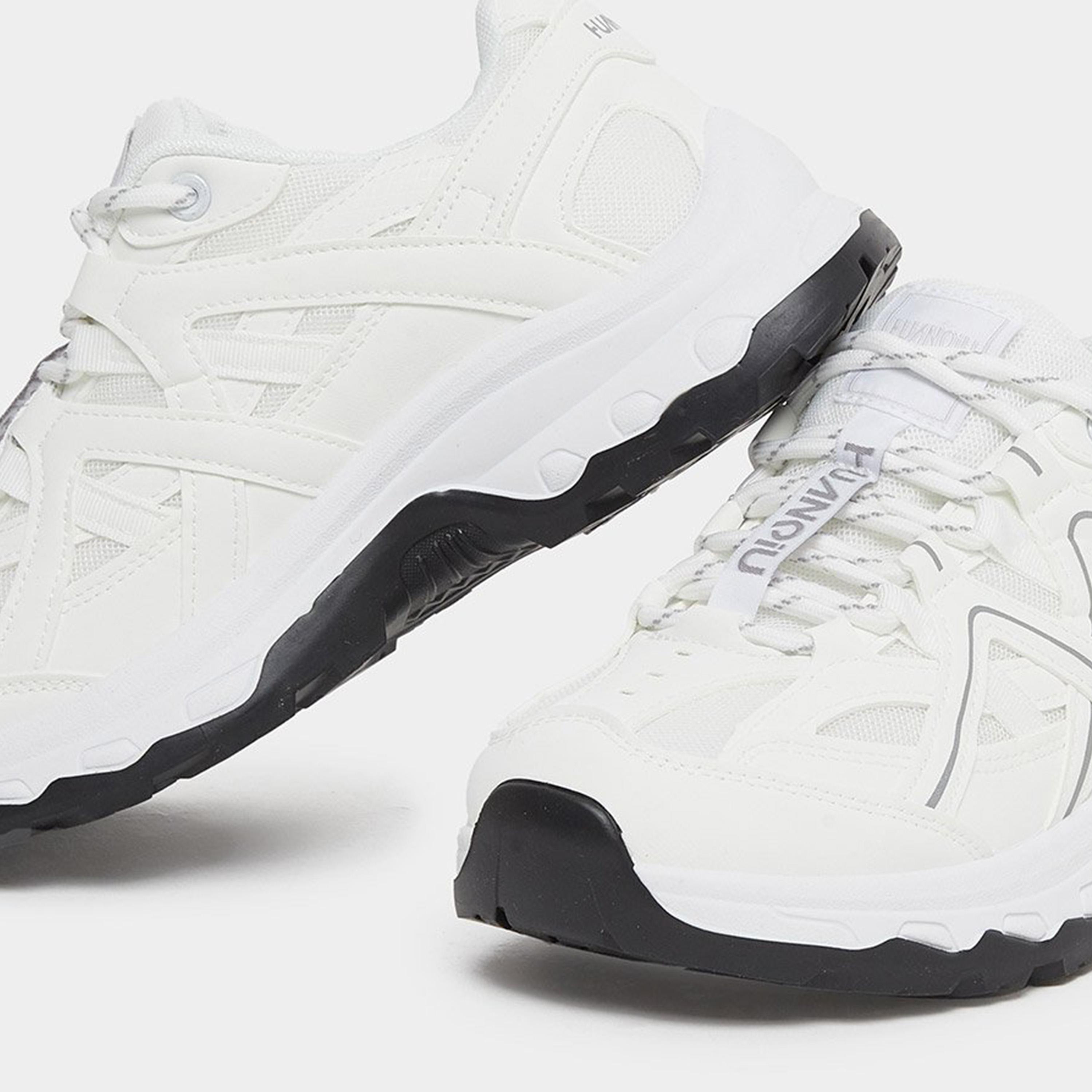 Styli Women White Chunky Lace Up Sneaker-women-shoes-sneakers-image-4