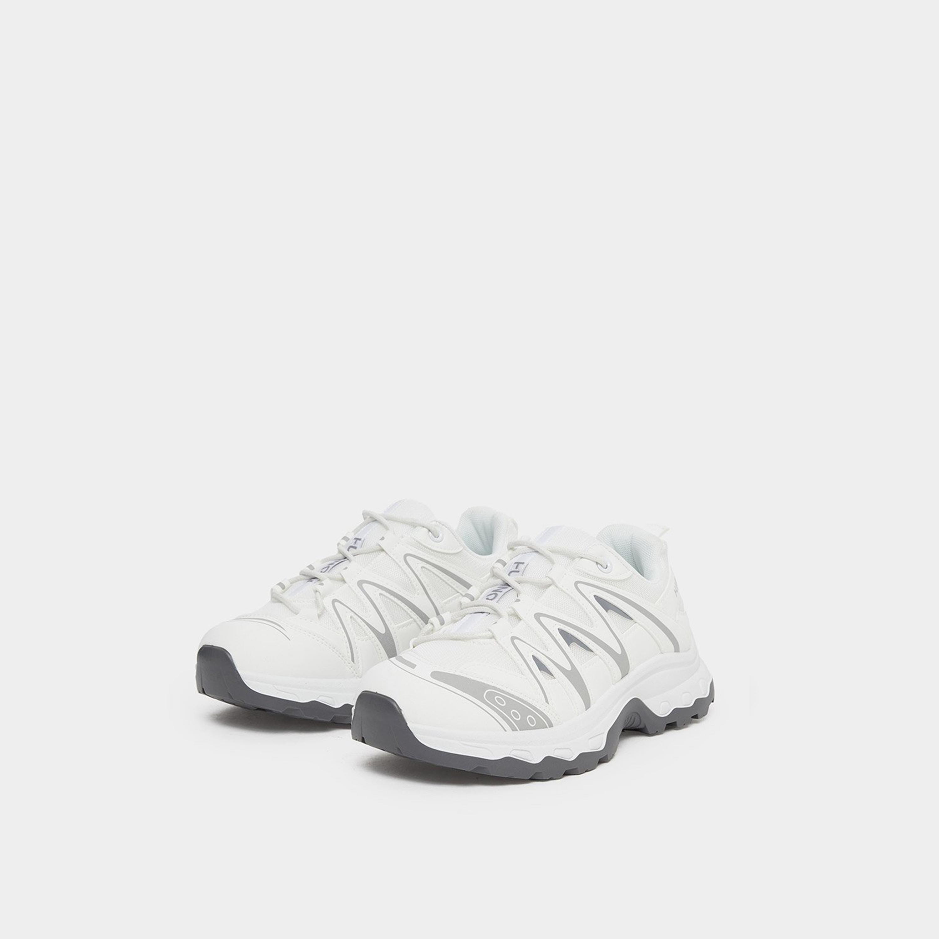 Styli Women White Chunky Lace Up Sneaker-women-shoes-sneakers-image-1