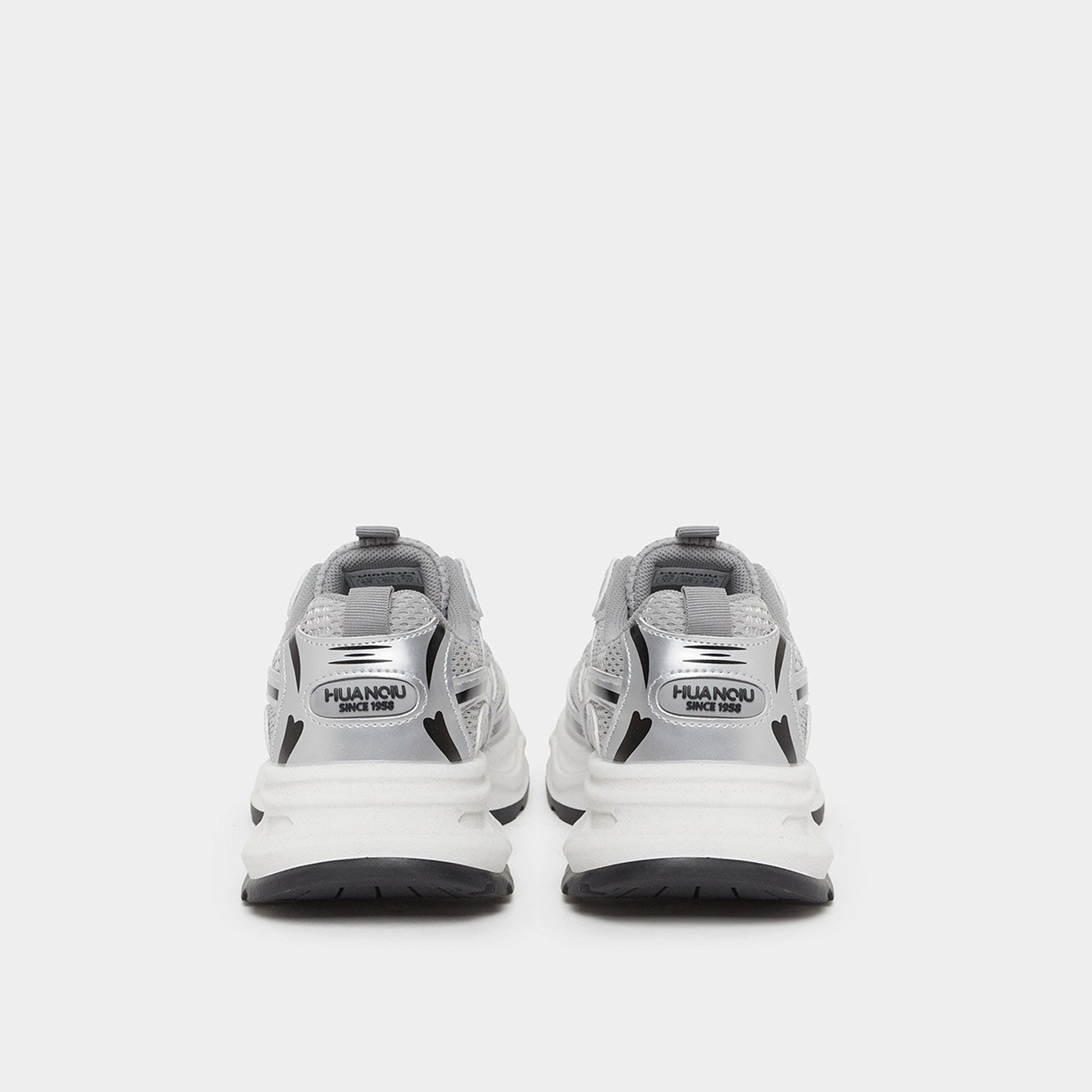 ستايلي - حذاء رياضي فضي معدني سميك-women-shoes-sneakers-image-5
