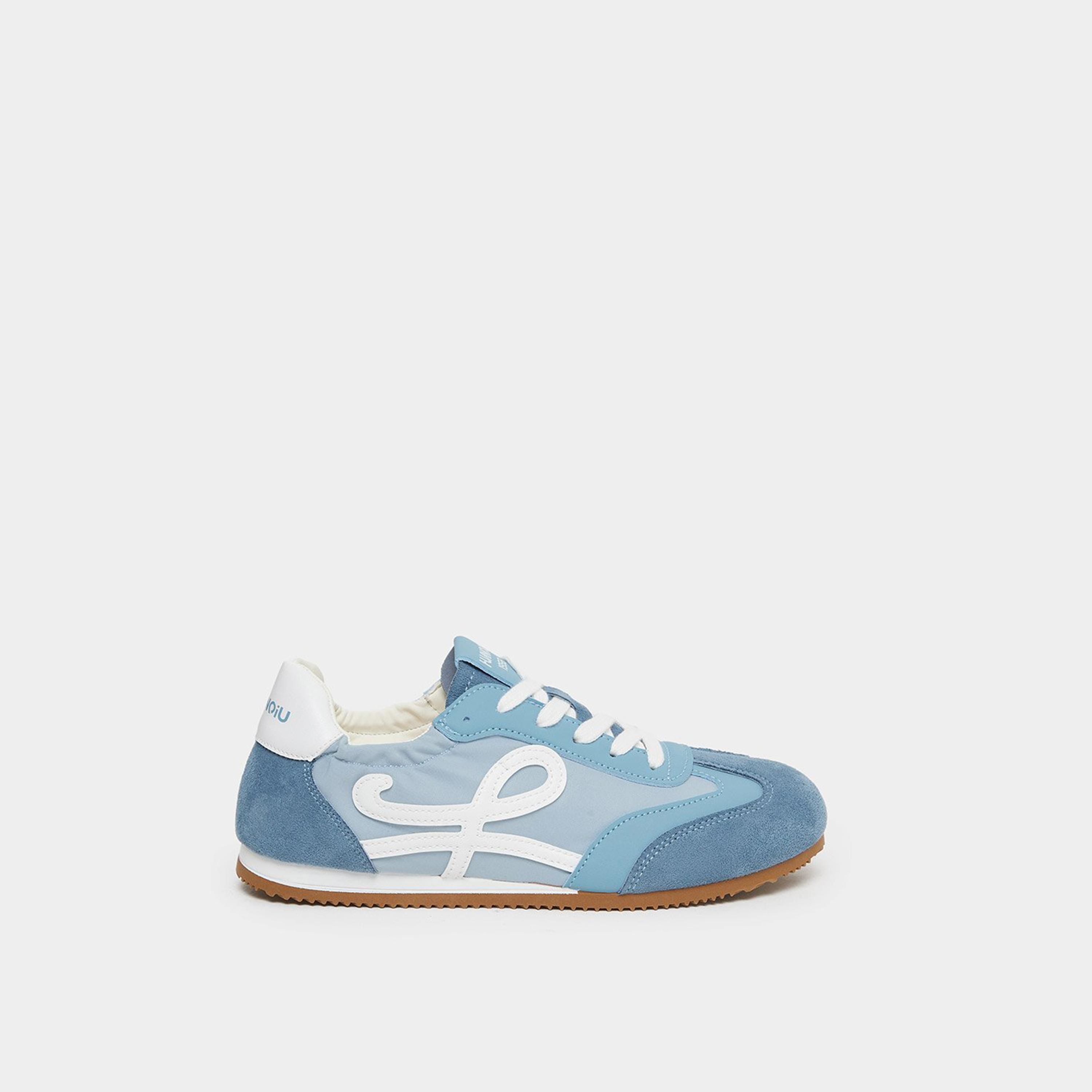 ستايلي - حذاء رياضي أزرق برباط-women-shoes-sneakers-image-3