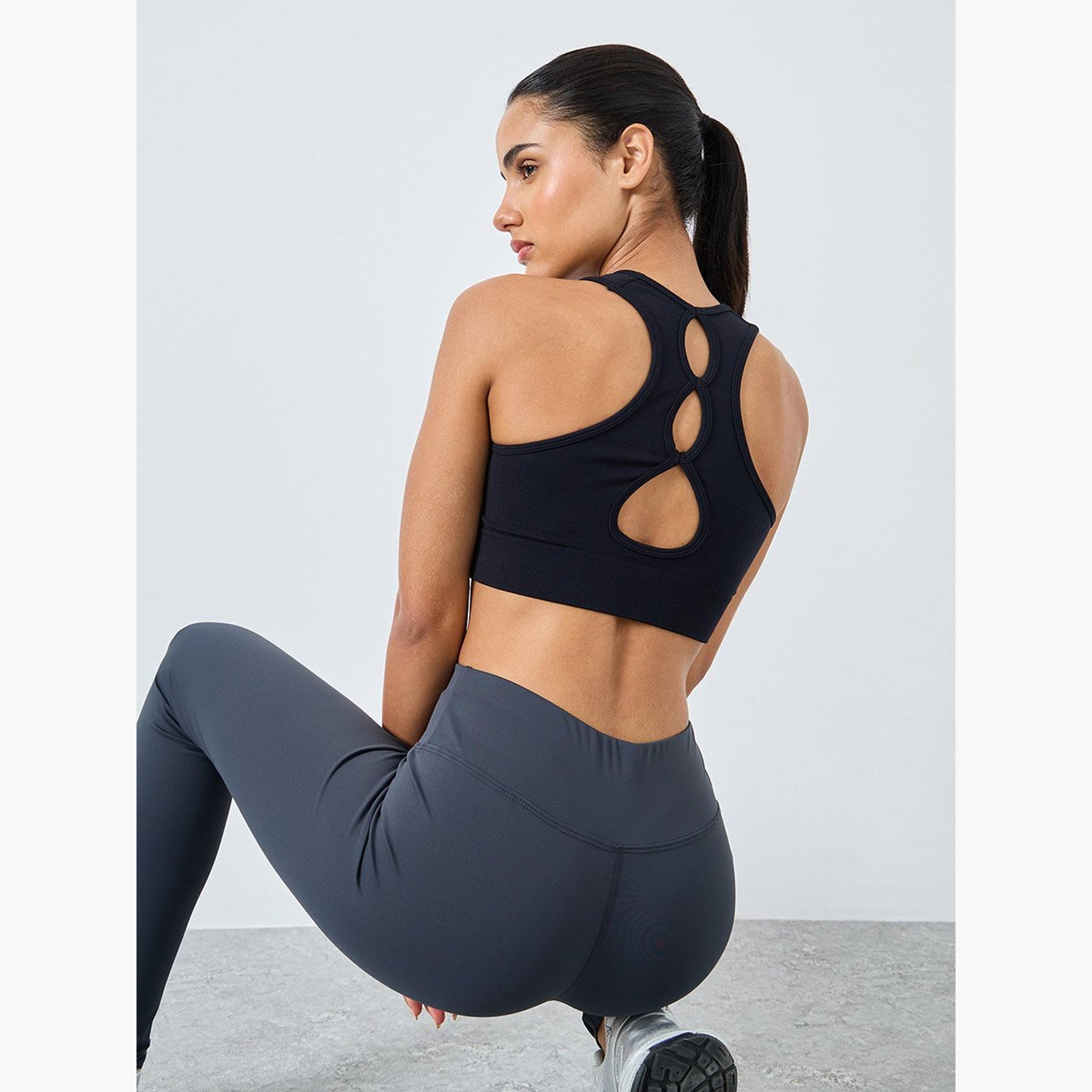 ستايلي - حمالة صدر رياضية متعددة الاستخدامات عالية الدعم ريسر باك-women-clothing-sportswearandactivewear-sportsbras-image-3