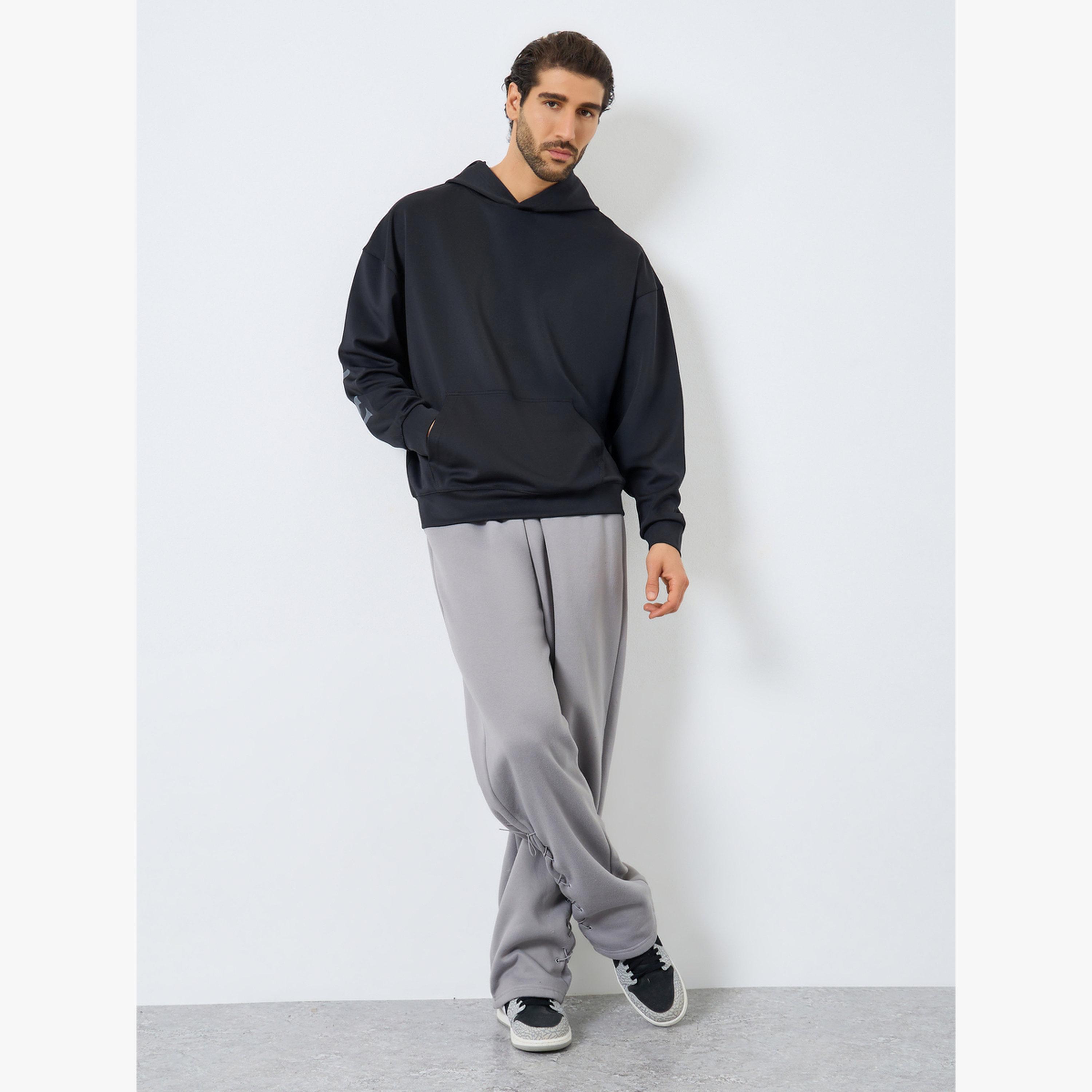 Styli Oversized Back City Text Print Scuba Hoodie-men-clothing-hoodiesandsweatshirts-image-2