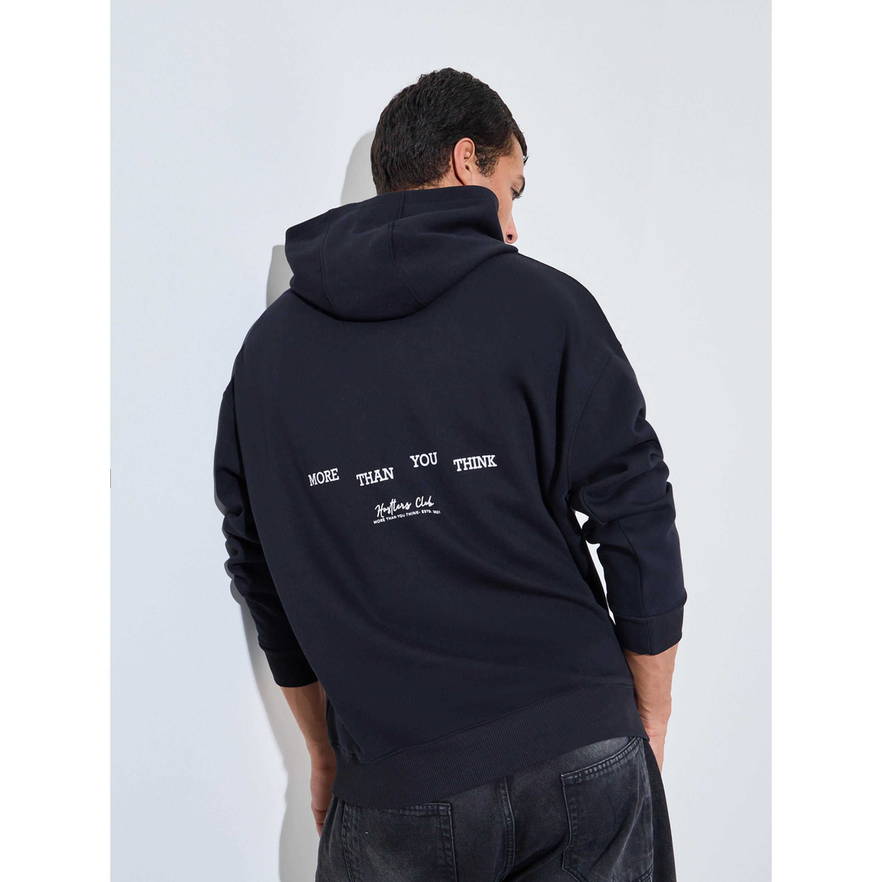 Styli Black Graphic Print Oversized Hoodie-men-winterwear-hoodiesandsweatshirts-image-3