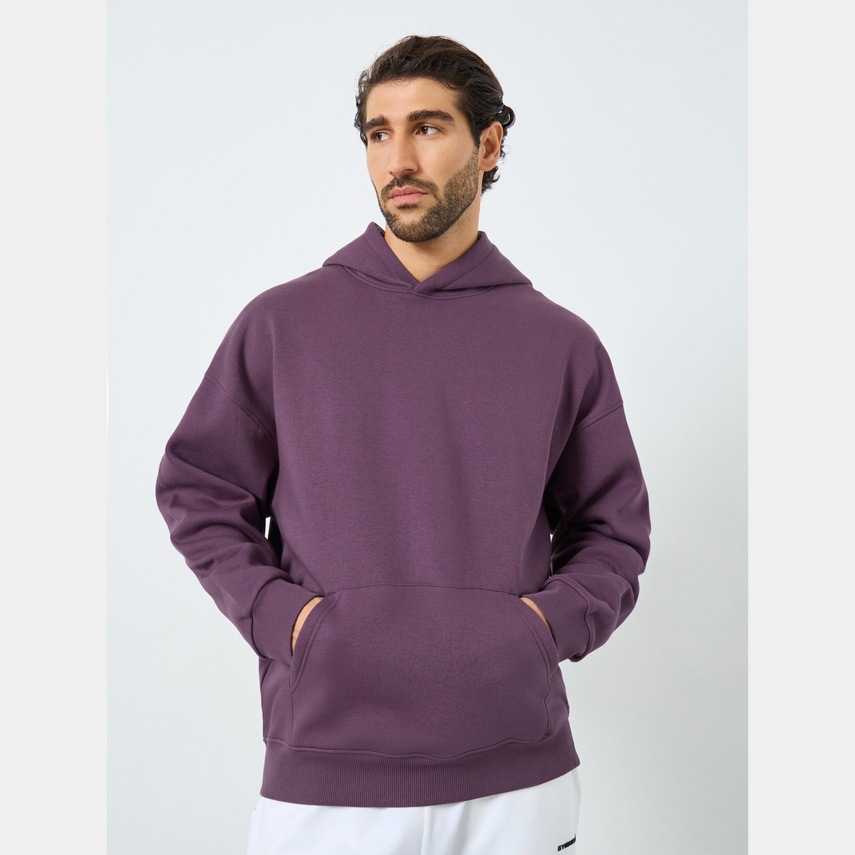 Styli Purple Graphic Print Oversized Hoodie-men-winterwear-hoodiesandsweatshirts-image-1