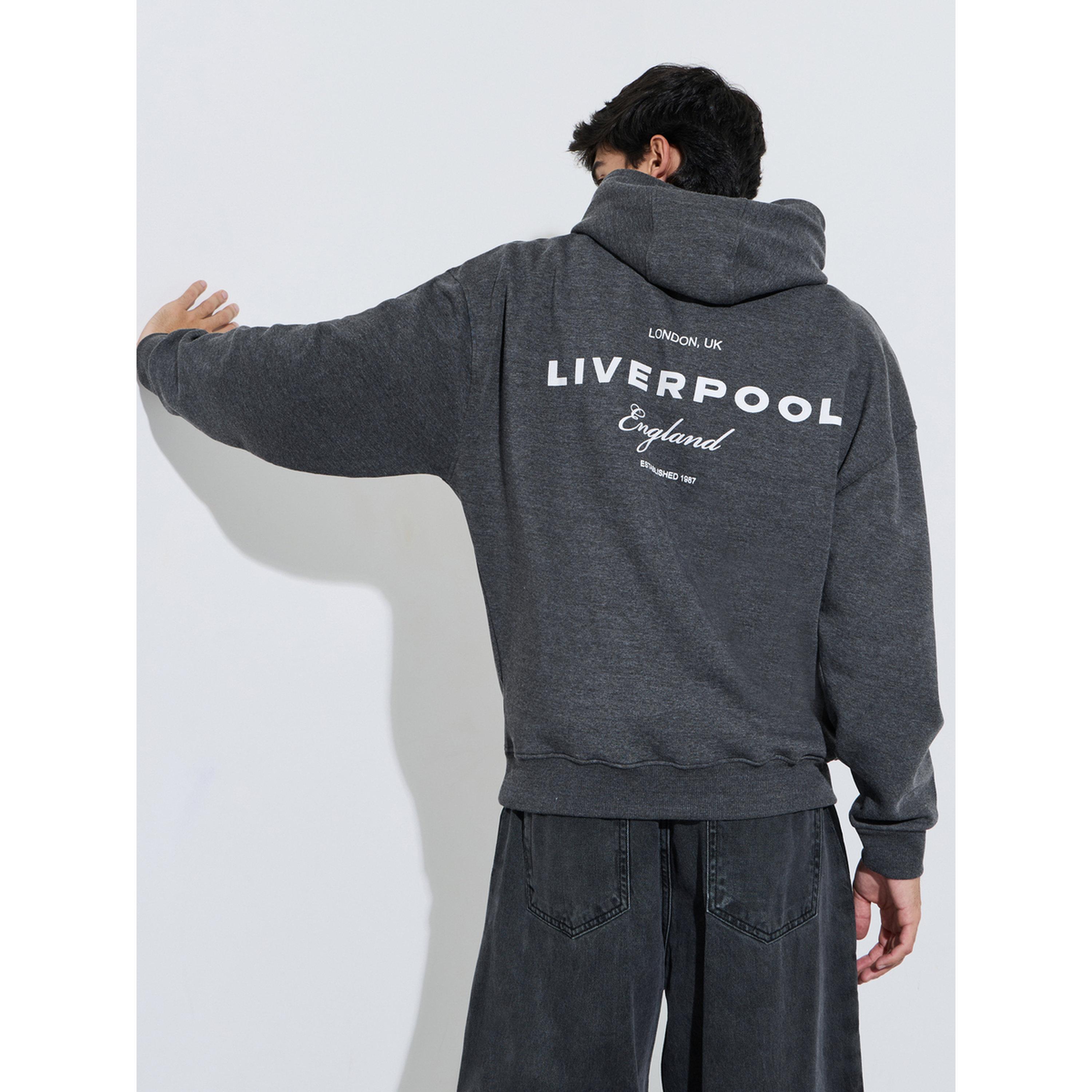 Styli Liverpool England Charcoal Fleece Hoodie-men-winterwear-hoodiesandsweatshirts-image-4