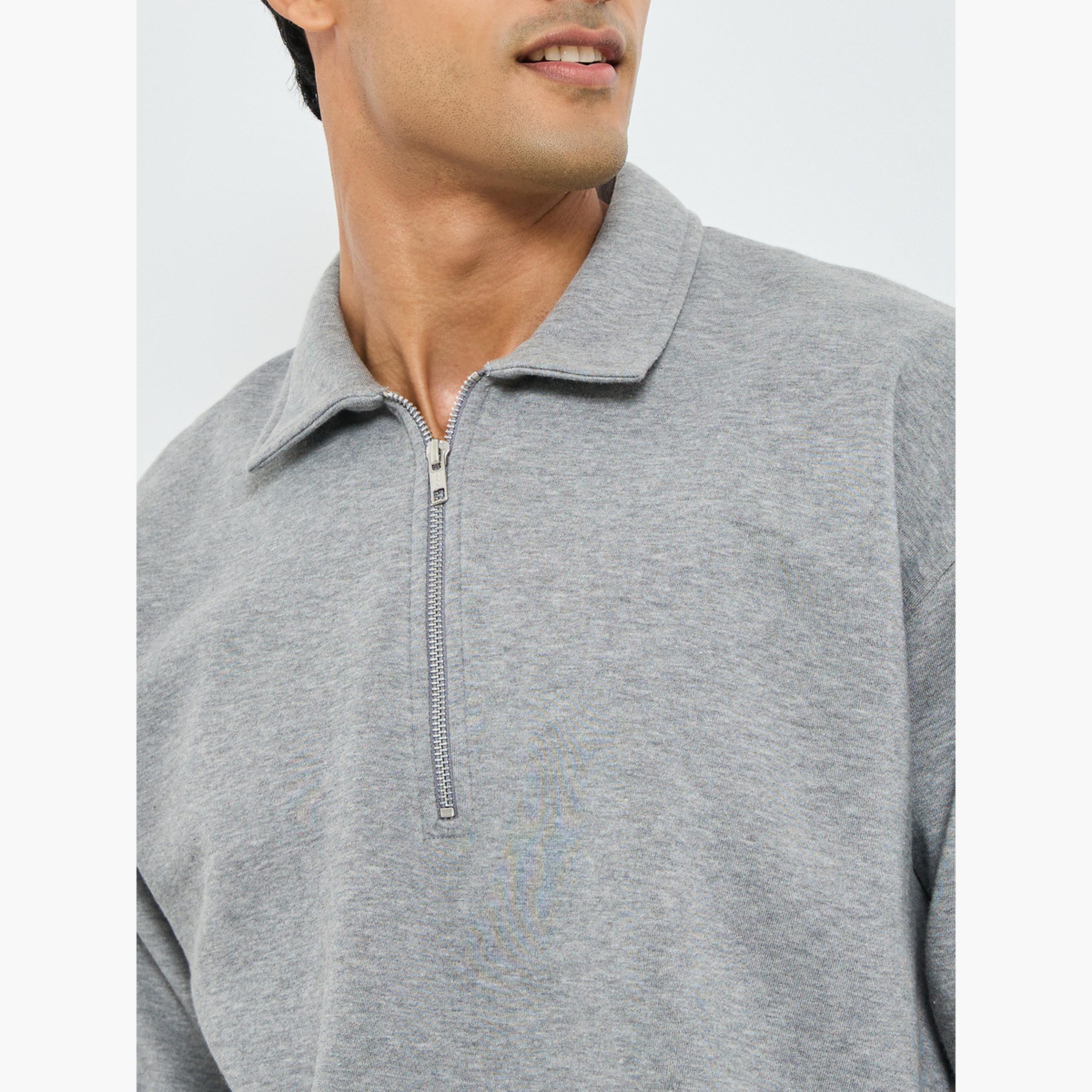 سويت شيرت فليس بياقة سحاب-men-winterwear-hoodiesandsweatshirts-image-4