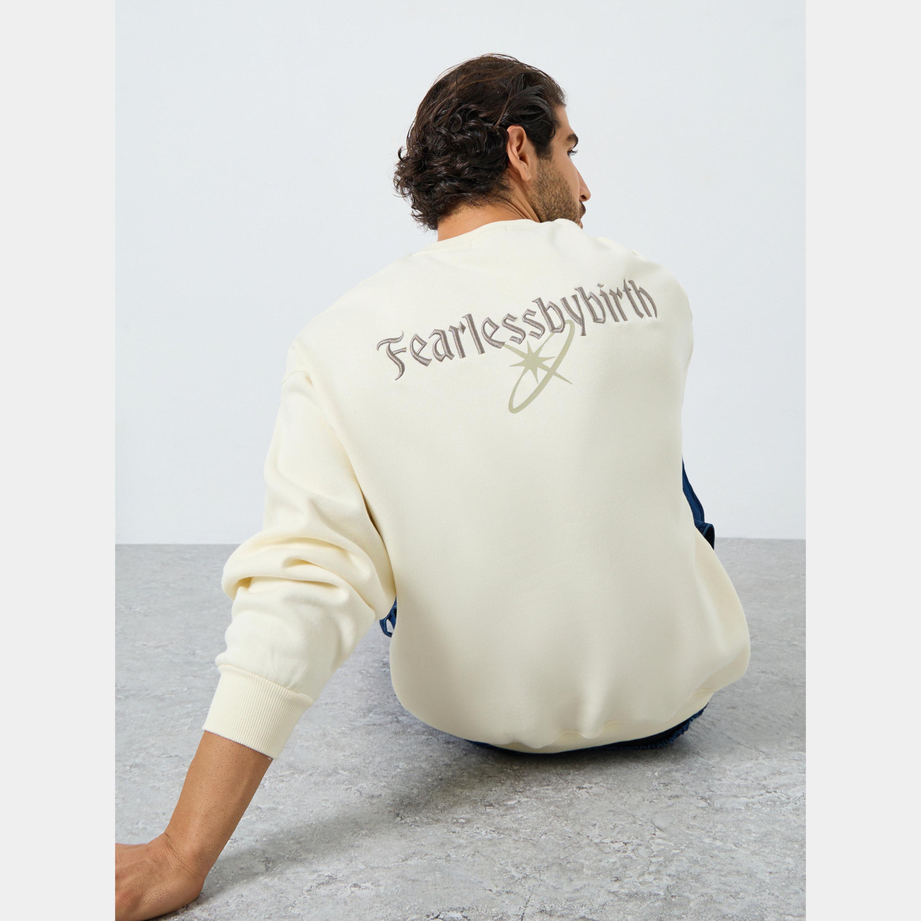 Styli Boxy Fit Back Slogan Embroidered Sweatshirt-men-winterwear-hoodiesandsweatshirts-image-3