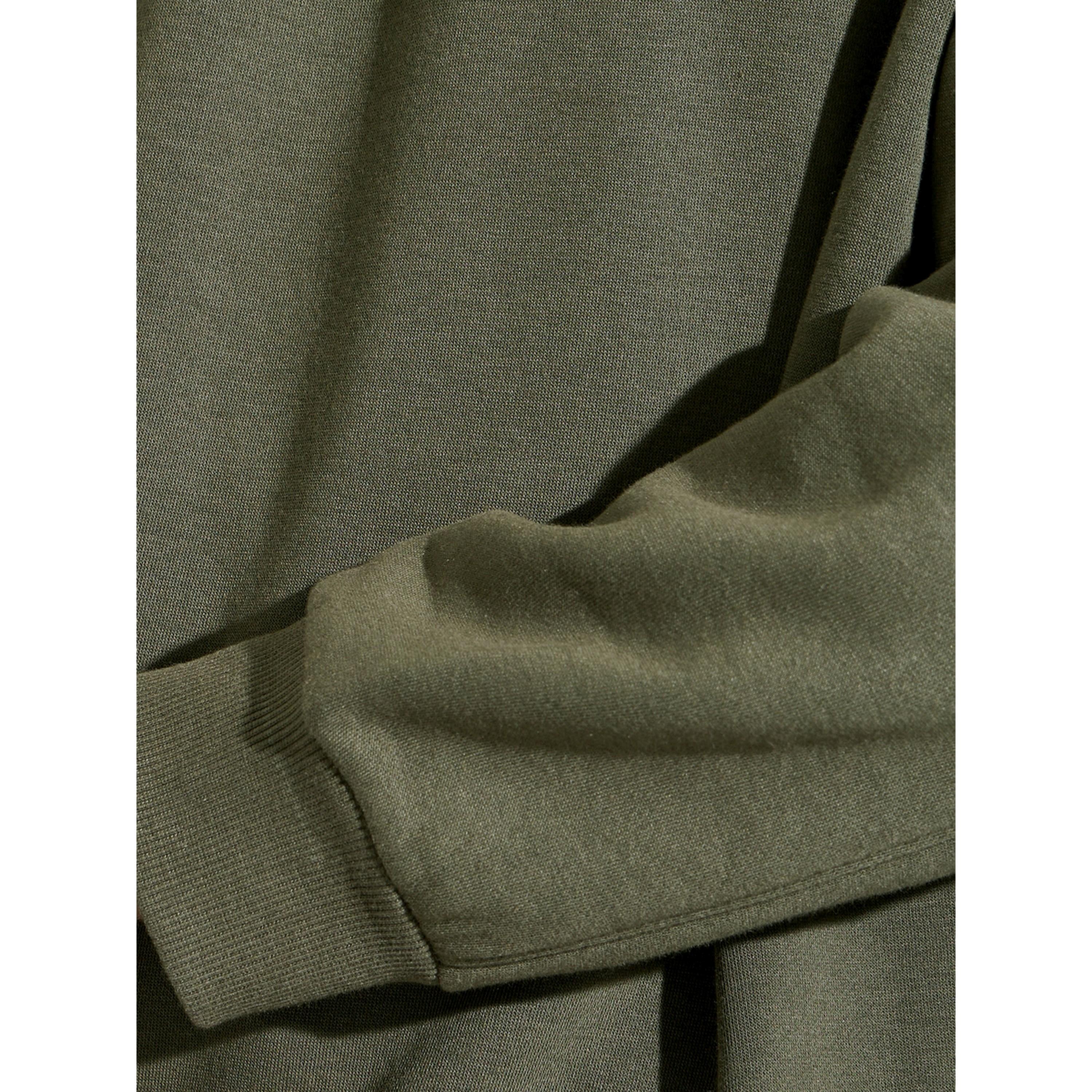 Styli Olive Slogan Print Fleece Sweatshirt-men-winterwear-hoodiesandsweatshirts-image-6