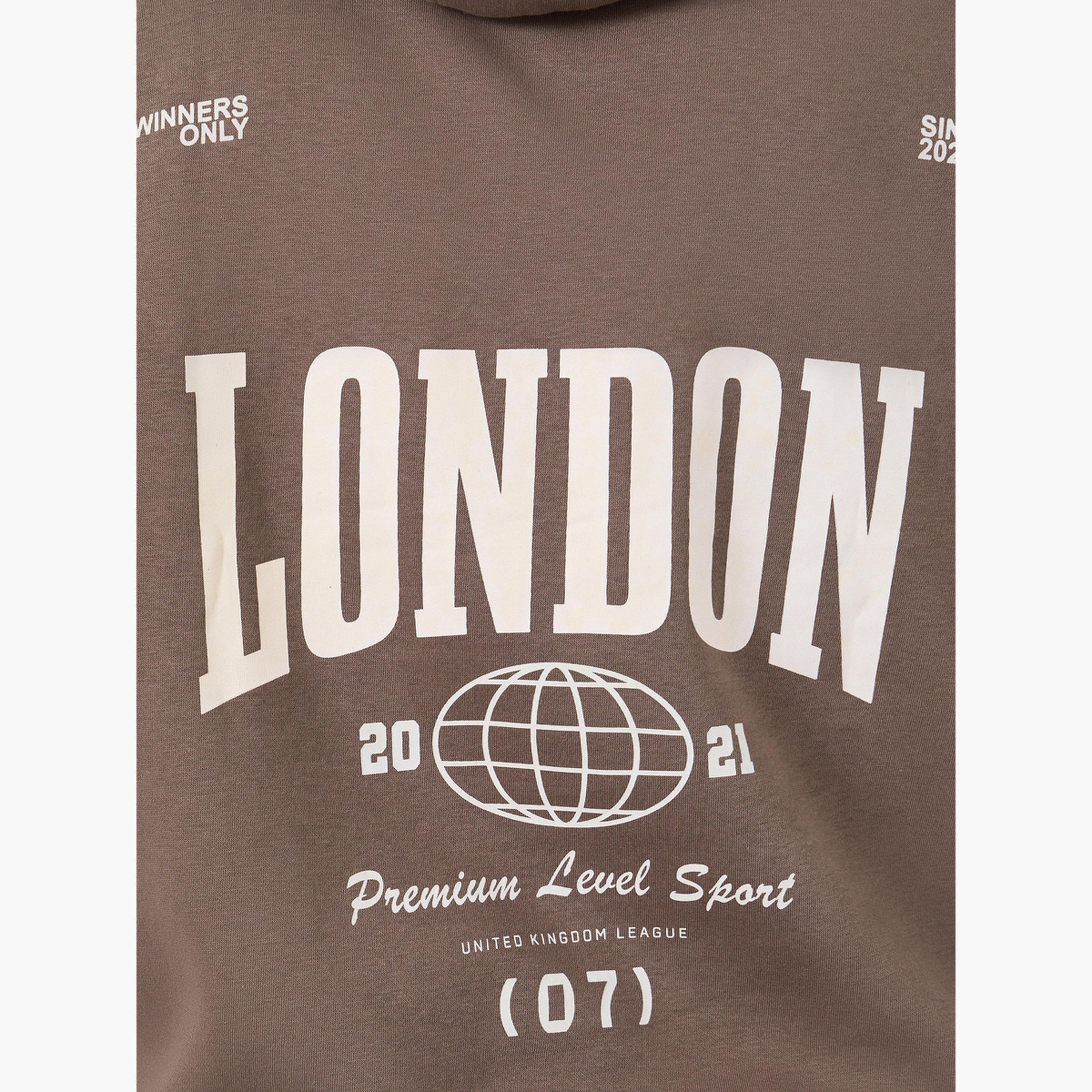 ستايلي - هودي من الصوف مطبوع من الخلف تصميم واسع للرجال -men-winterwear-hoodiesandsweatshirts-image-4