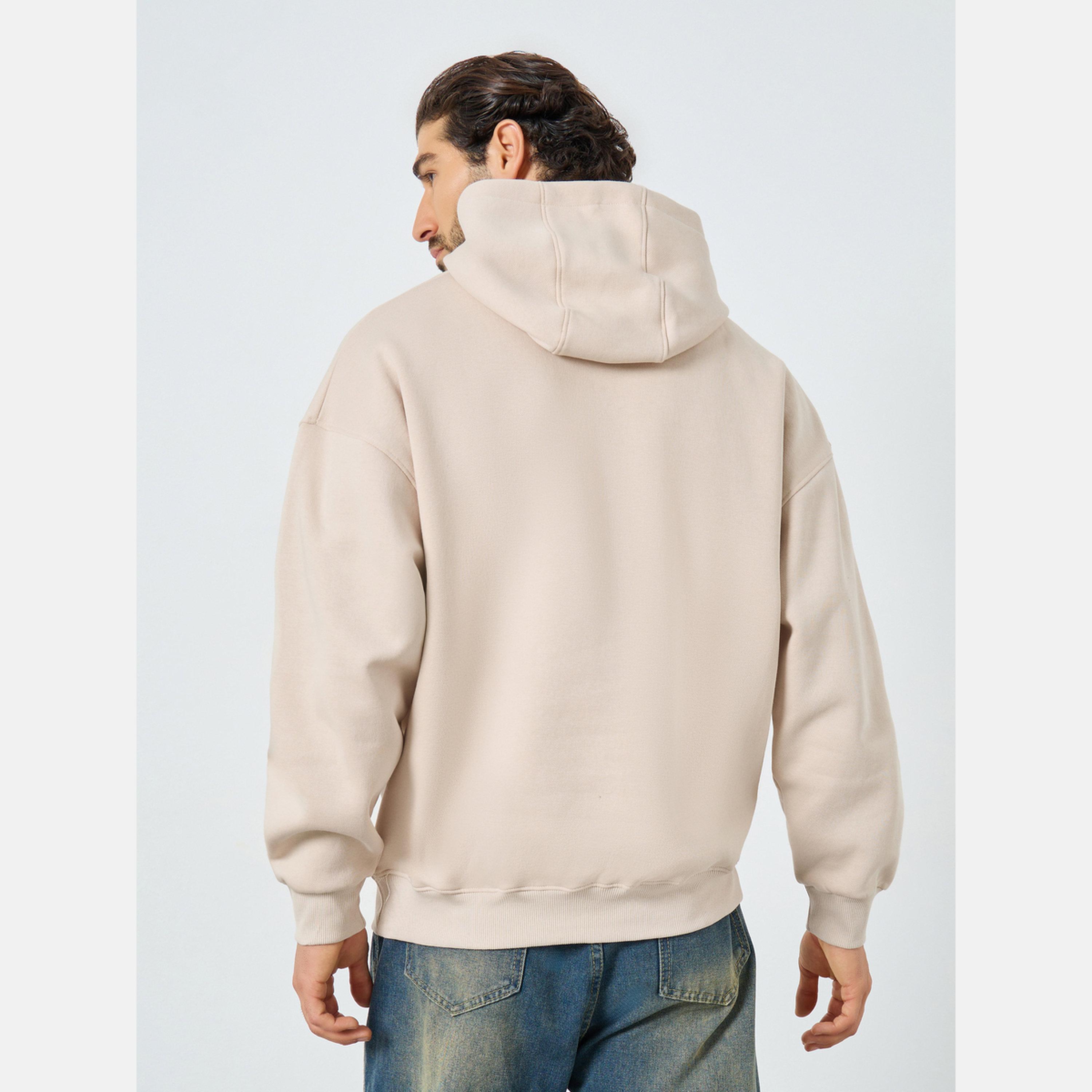 Styli Zen Mode Print Hooded Neck Long Sleeves Men's Fleece Hoodie-men-winterwear-hoodiesandsweatshirts-image-5