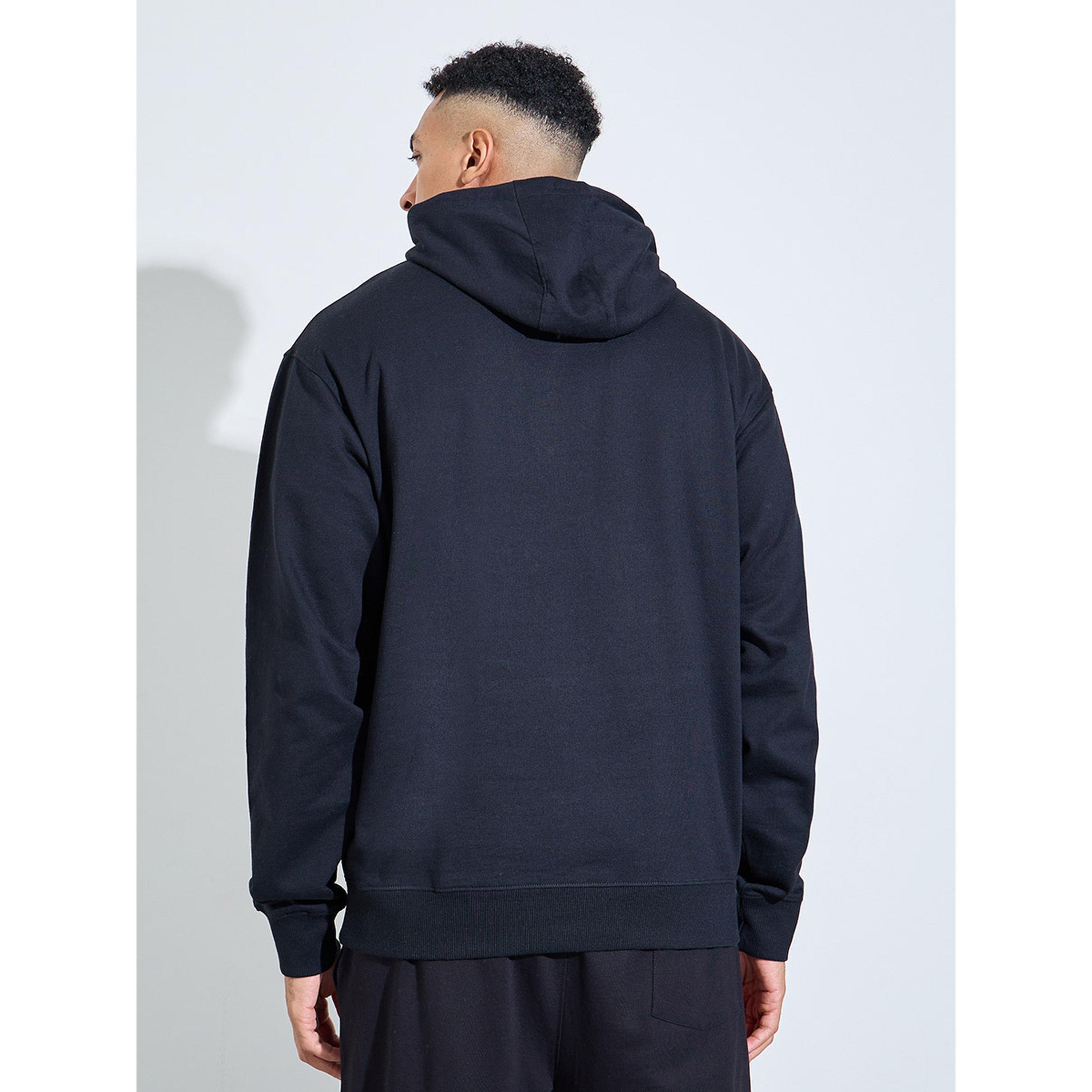 Styli Eco Earth Relaxed Fit Fleece Hoodie with Kangaroo Pocket-men-winterwear-hoodiesandsweatshirts-image-3