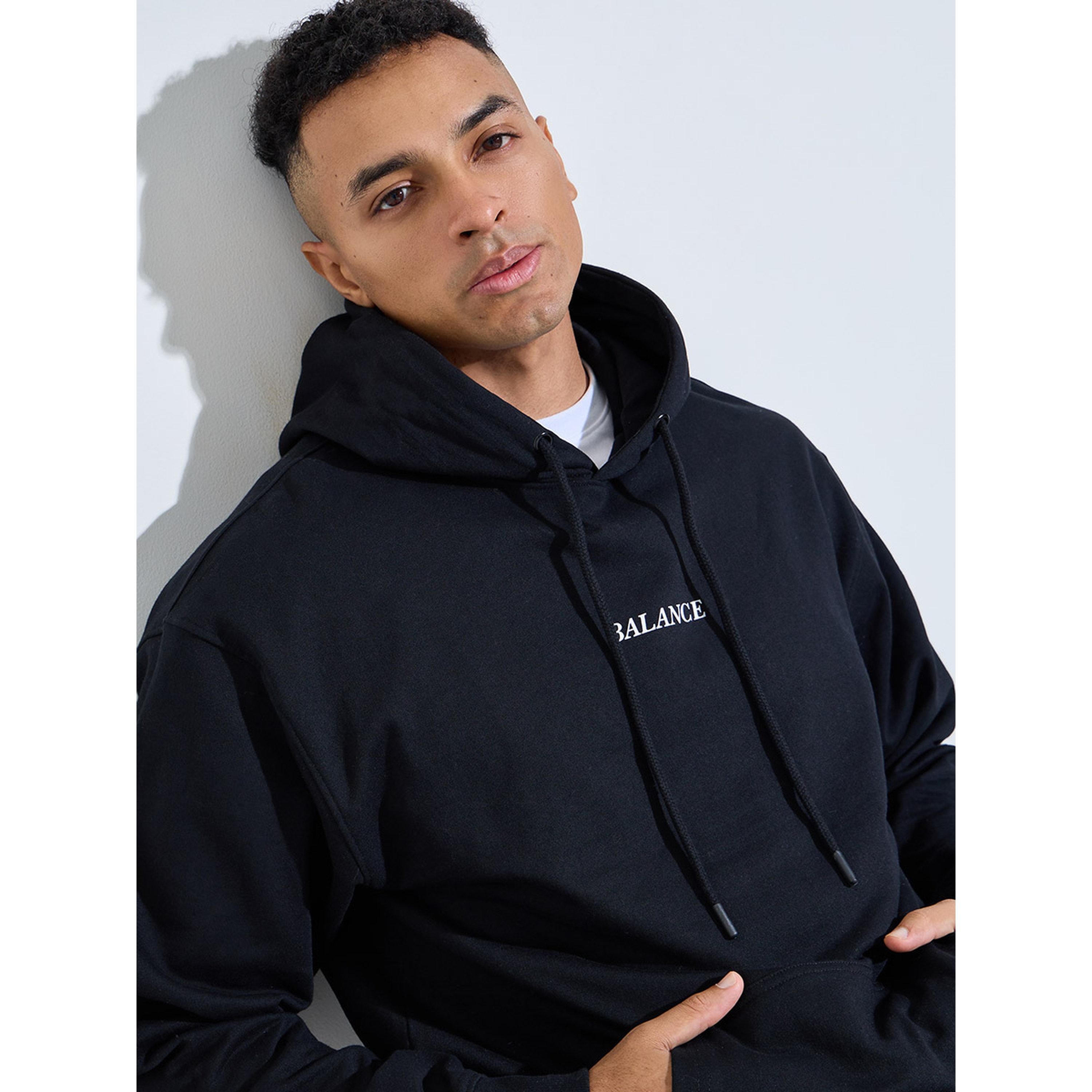 Styli Eco Earth Relaxed Fit Fleece Hoodie with Kangaroo Pocket-men-winterwear-hoodiesandsweatshirts-image-4