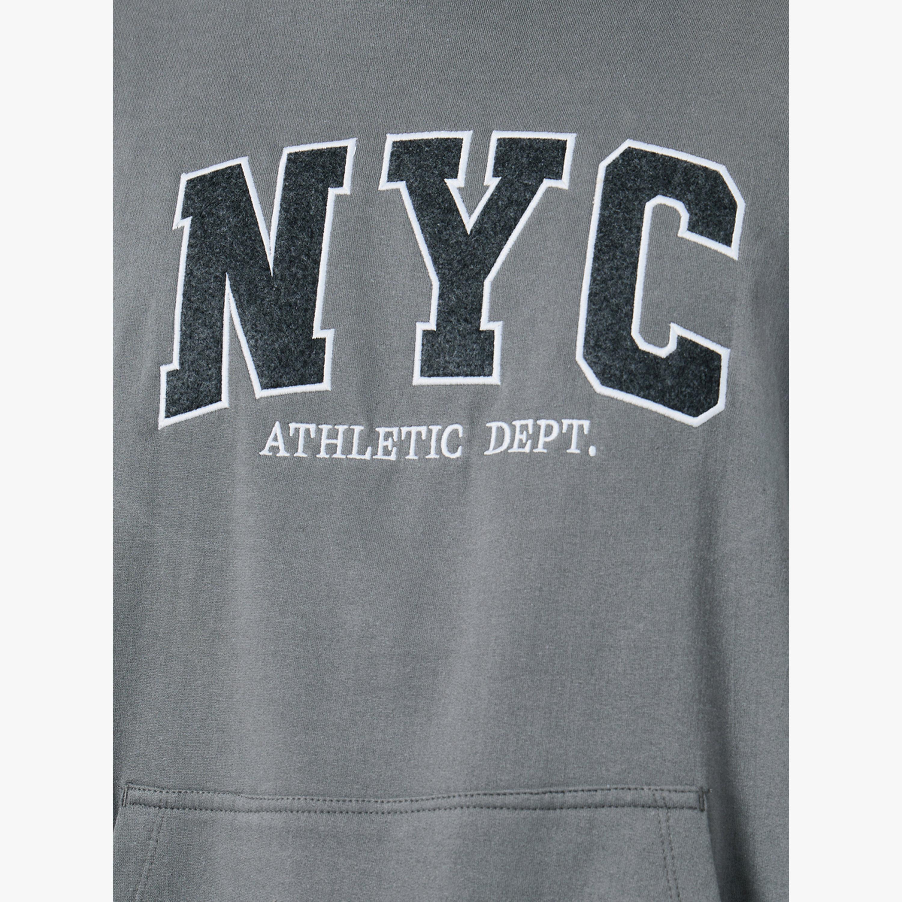Styli Eco Earth Relaxed Fit Embroidered Fleece Hoodie-men-clothing-hoodiesandsweatshirts-image-4