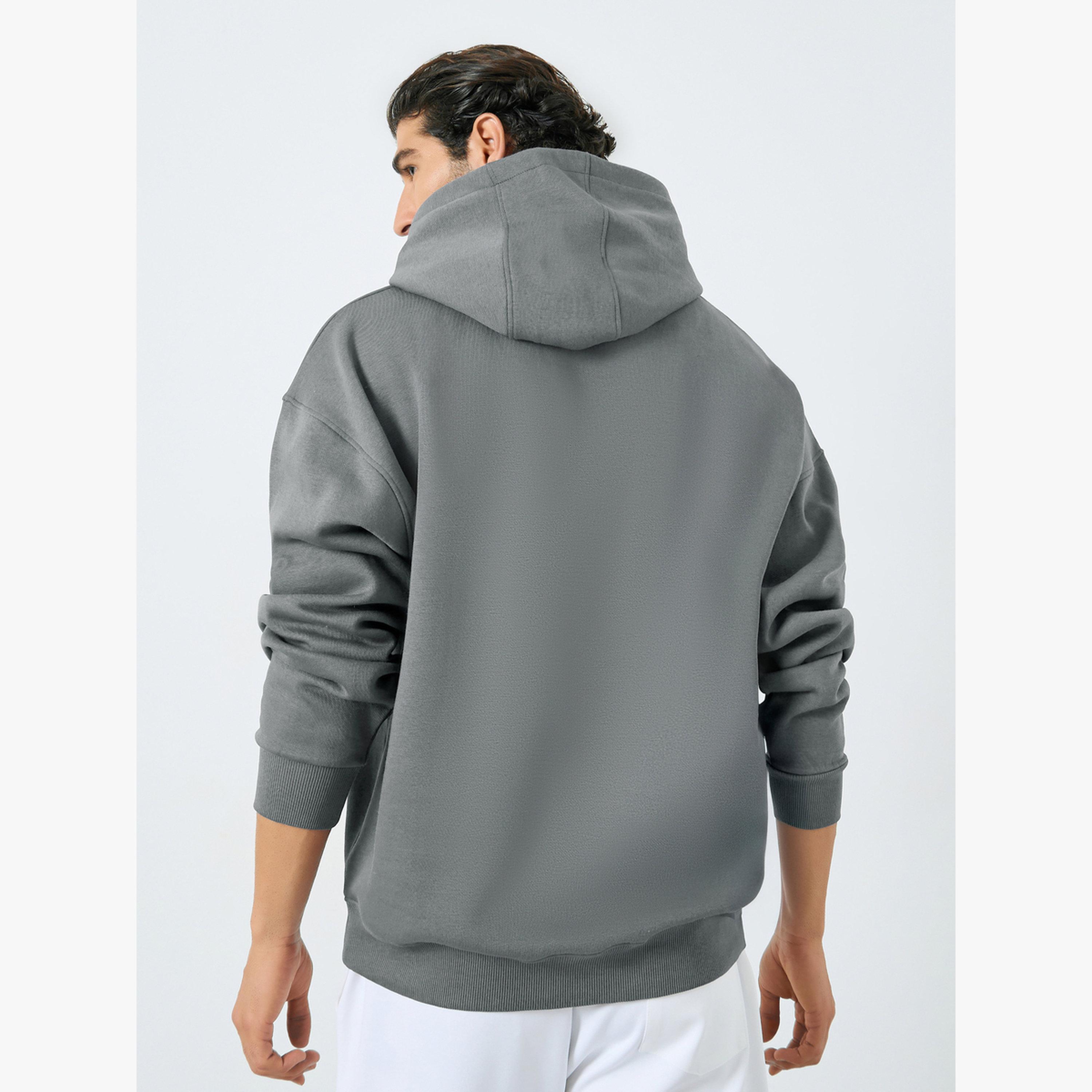 Styli Eco Earth Relaxed Fit Embroidered Fleece Hoodie-men-clothing-hoodiesandsweatshirts-image-5