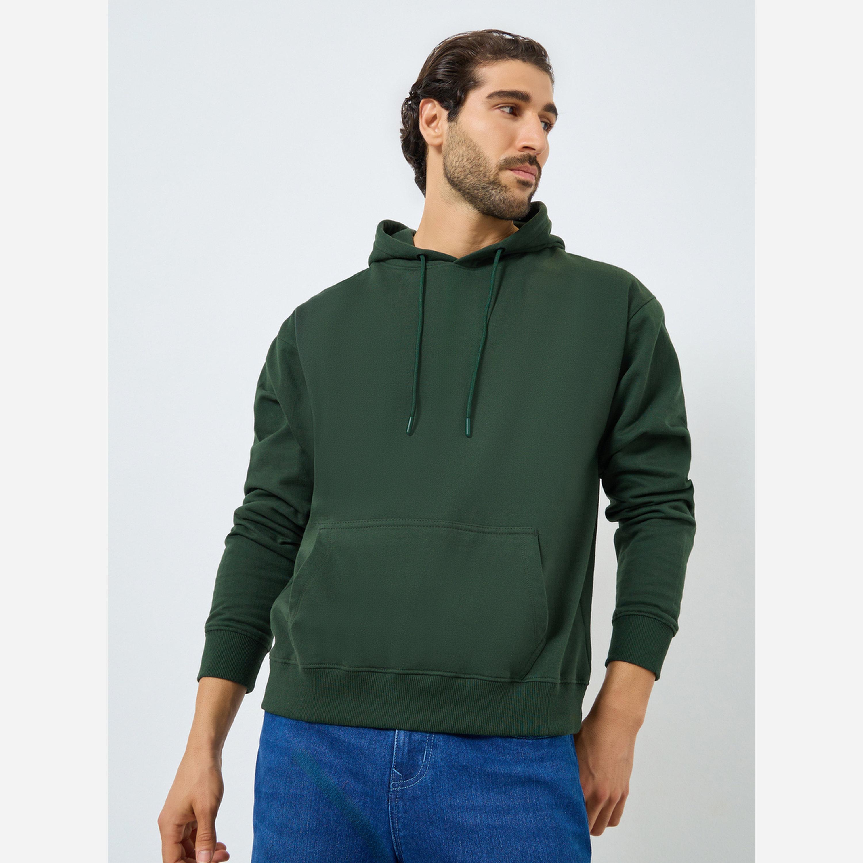 Styli Eco Earth Relaxed Fit Back Graphic Fleece Hoodie-men-winterwear-hoodiesandsweatshirts-image-1