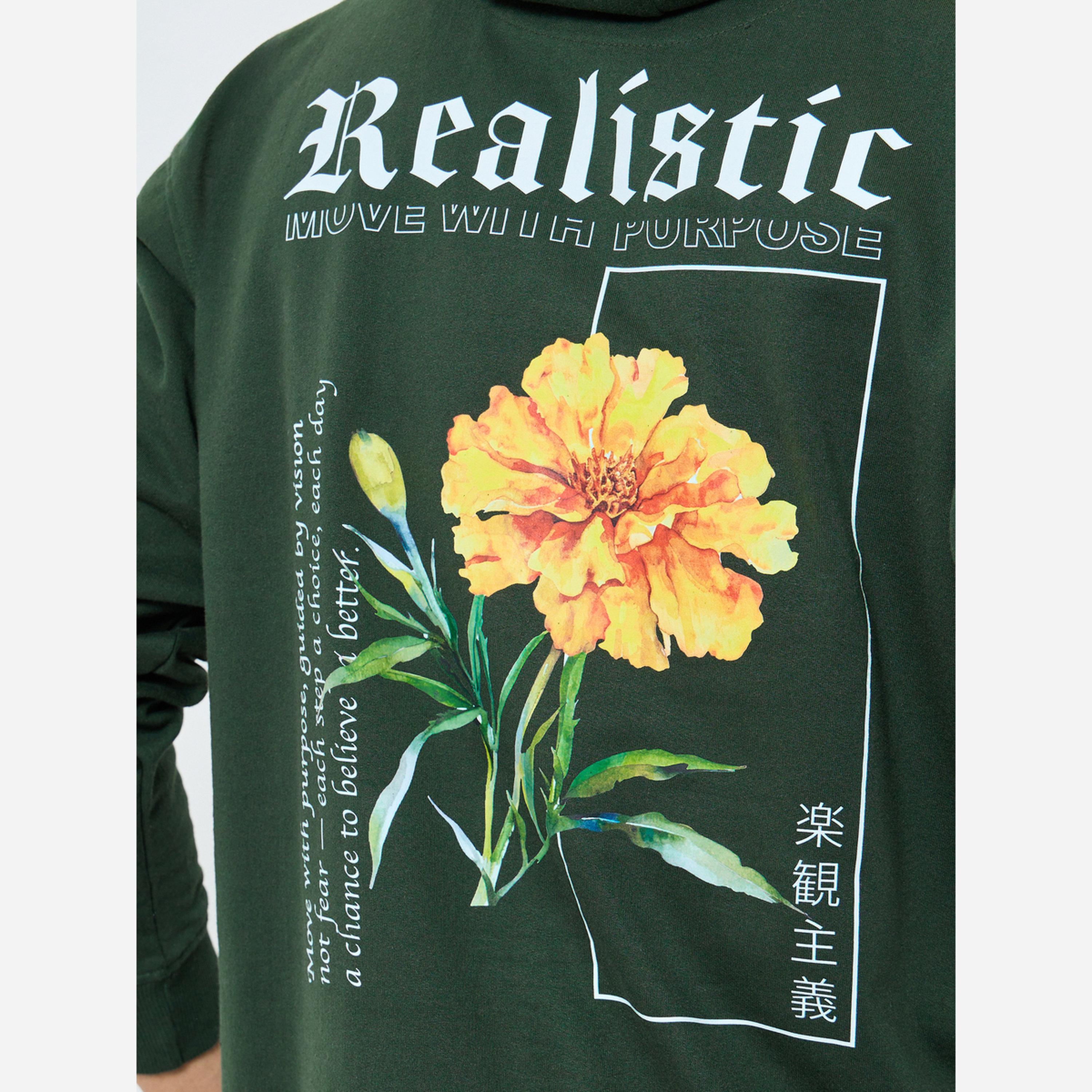 Styli Eco Earth Relaxed Fit Back Graphic Fleece Hoodie-men-winterwear-hoodiesandsweatshirts-image-3