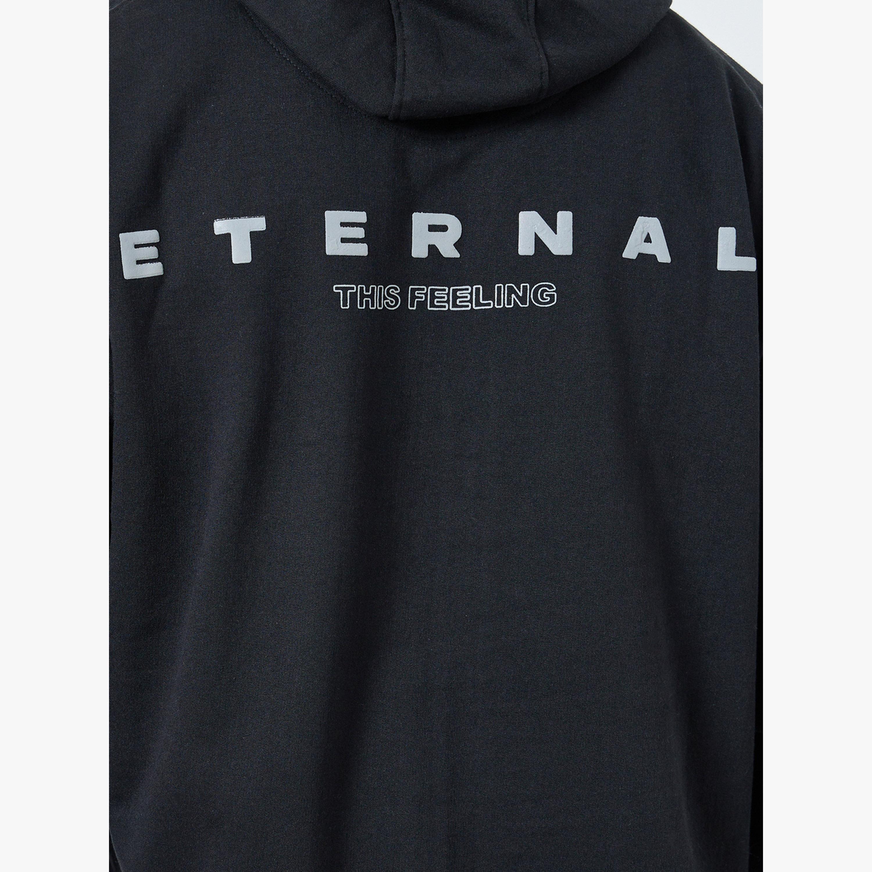 هودي فليس بطبعة اتش دي وقصة مريحة-men-clothing-hoodiesandsweatshirts-image-3