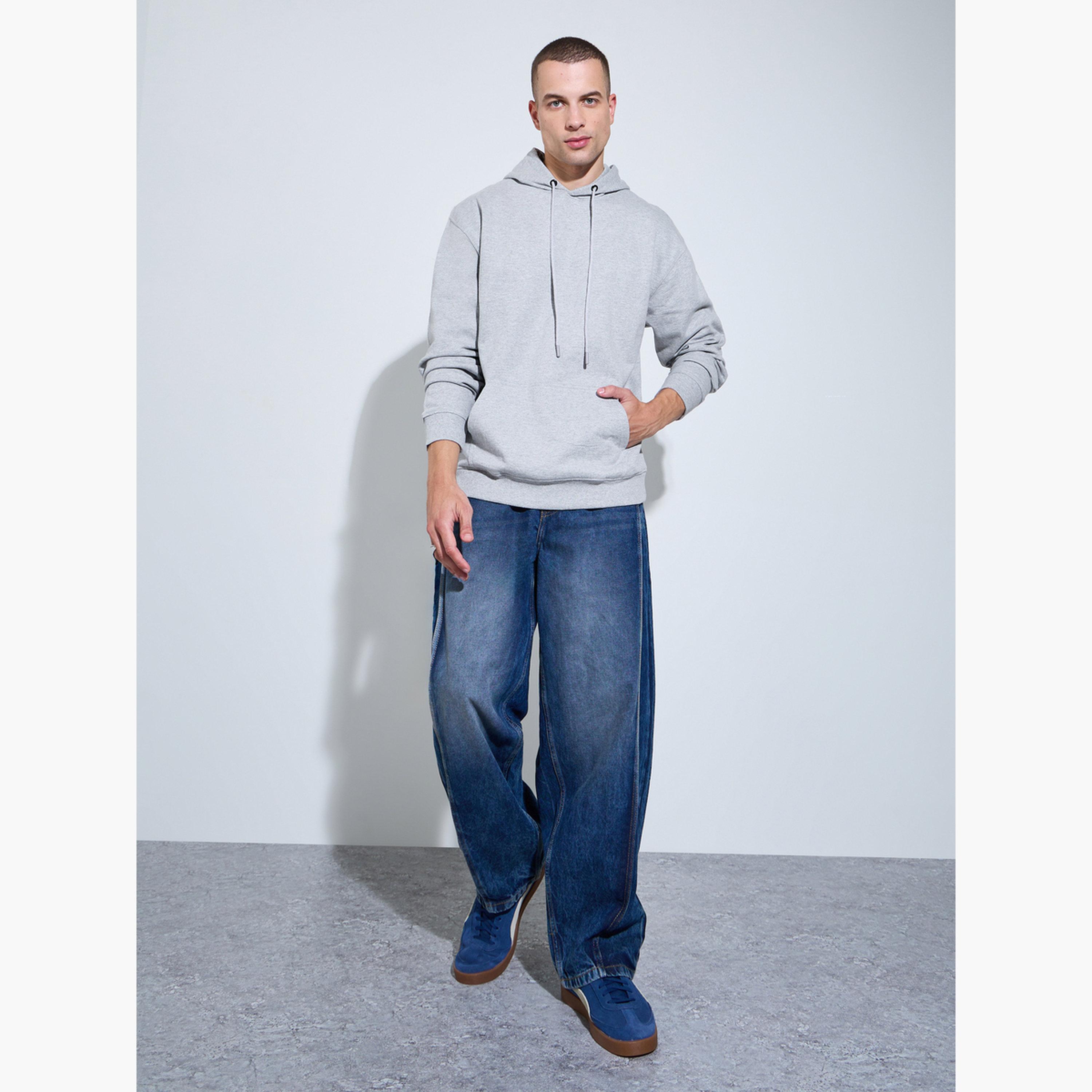 Styli Eco Earth Relaxed Fit Text HD Print Fleece Hoodie-men-winterwear-hoodiesandsweatshirts-image-2