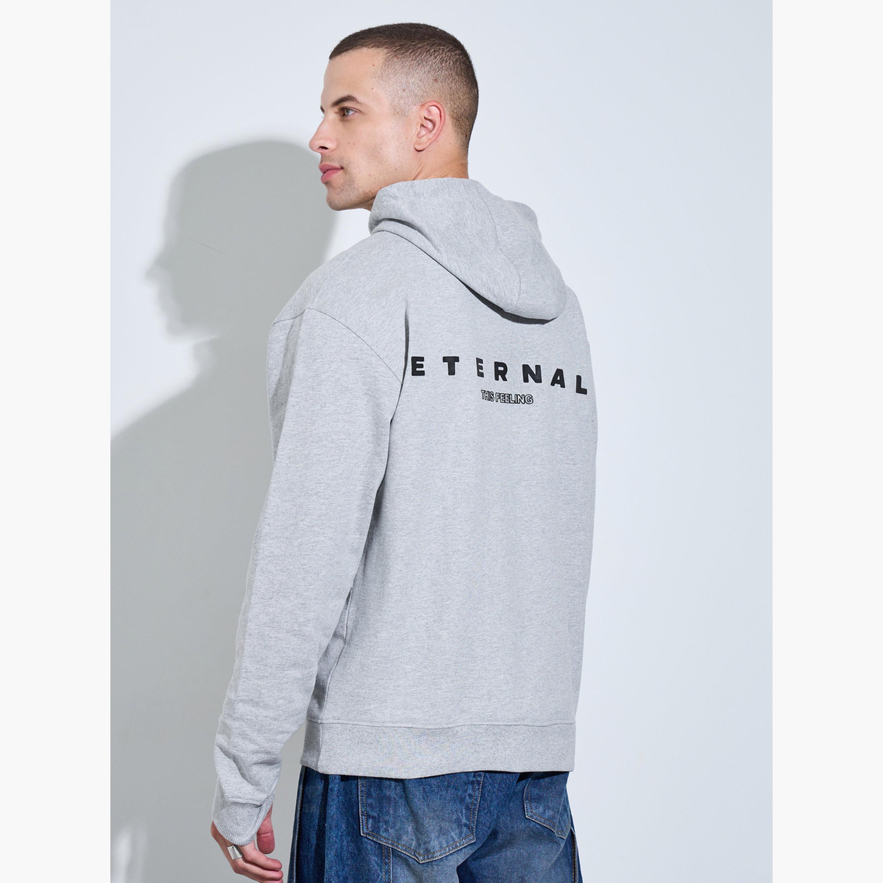 Styli Eco Earth Relaxed Fit Text HD Print Fleece Hoodie-men-winterwear-hoodiesandsweatshirts-image-3