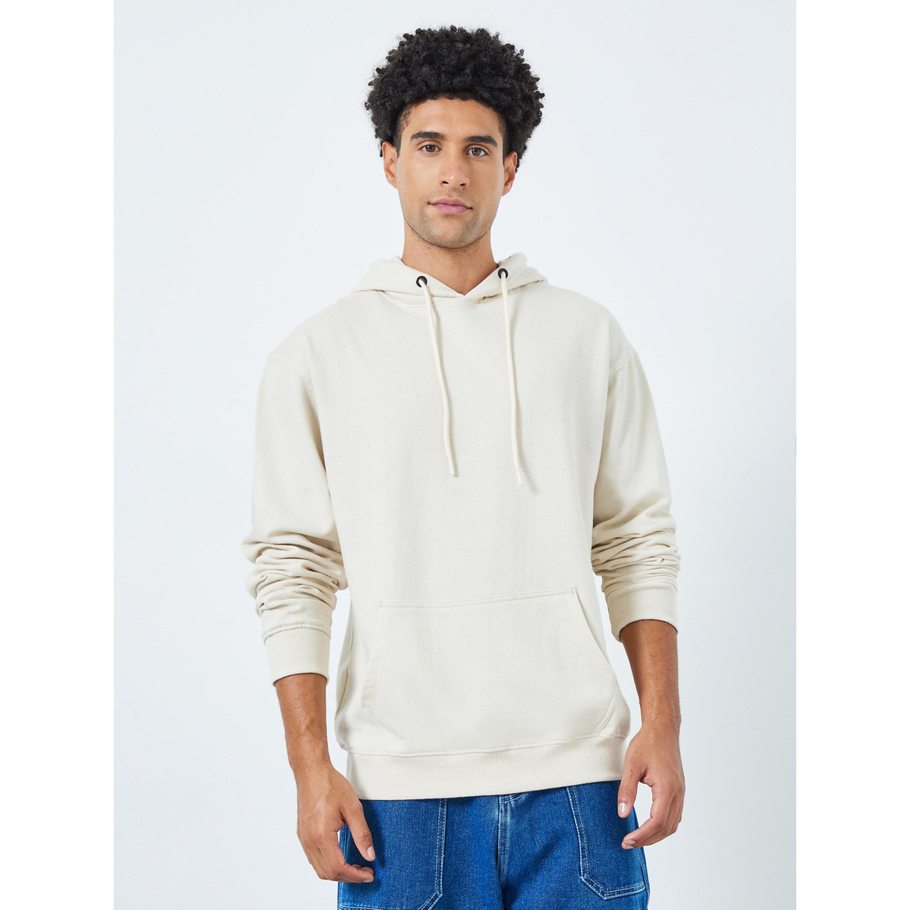 Styli Eco Earth Relaxed Fit Text HD Print Fleece Hoodie-men-winterwear-hoodiesandsweatshirts-image-1
