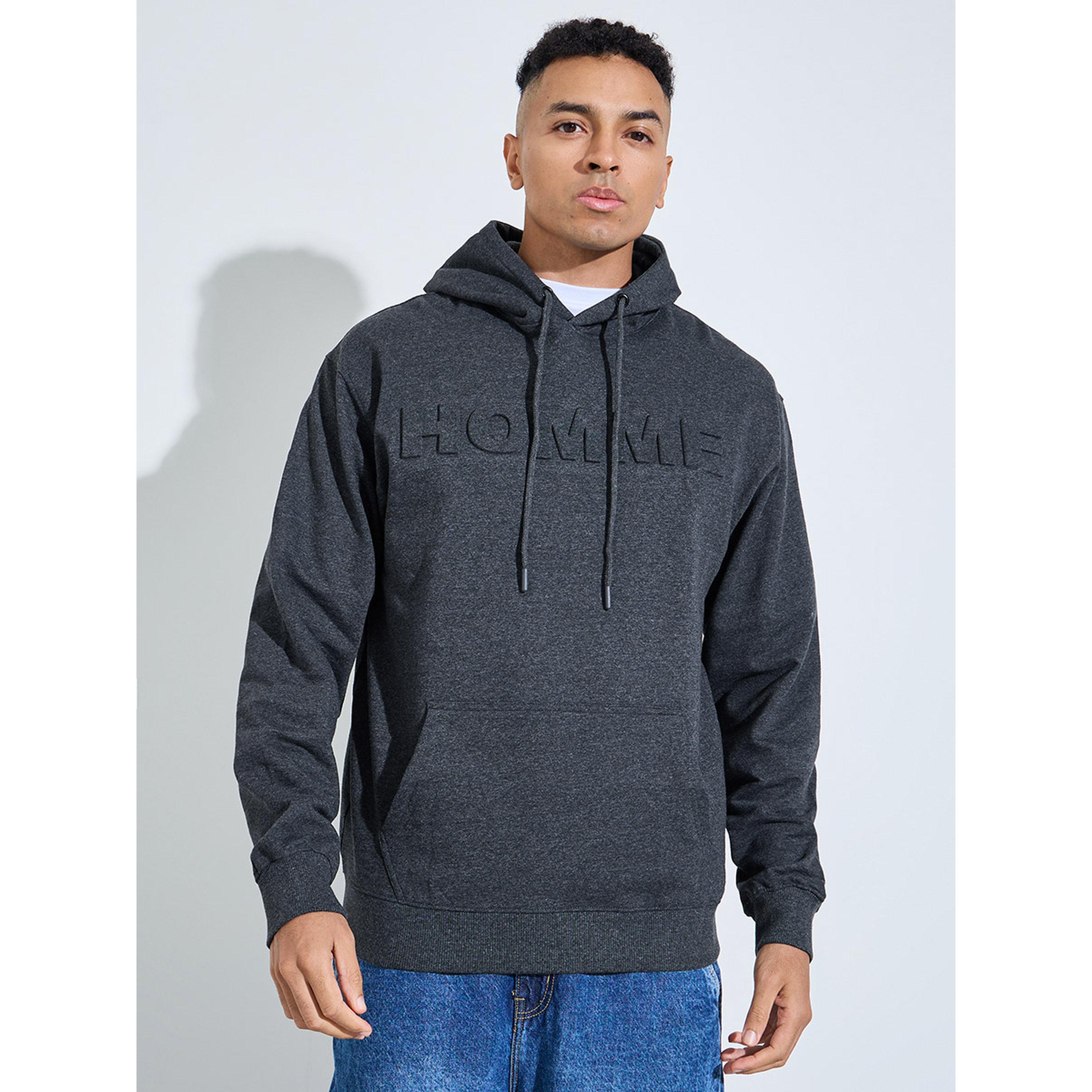 Styli Eco Earth Relaxed Fit Embossed Fleece Sweatshirt-men-winterwear-hoodiesandsweatshirts-image-1
