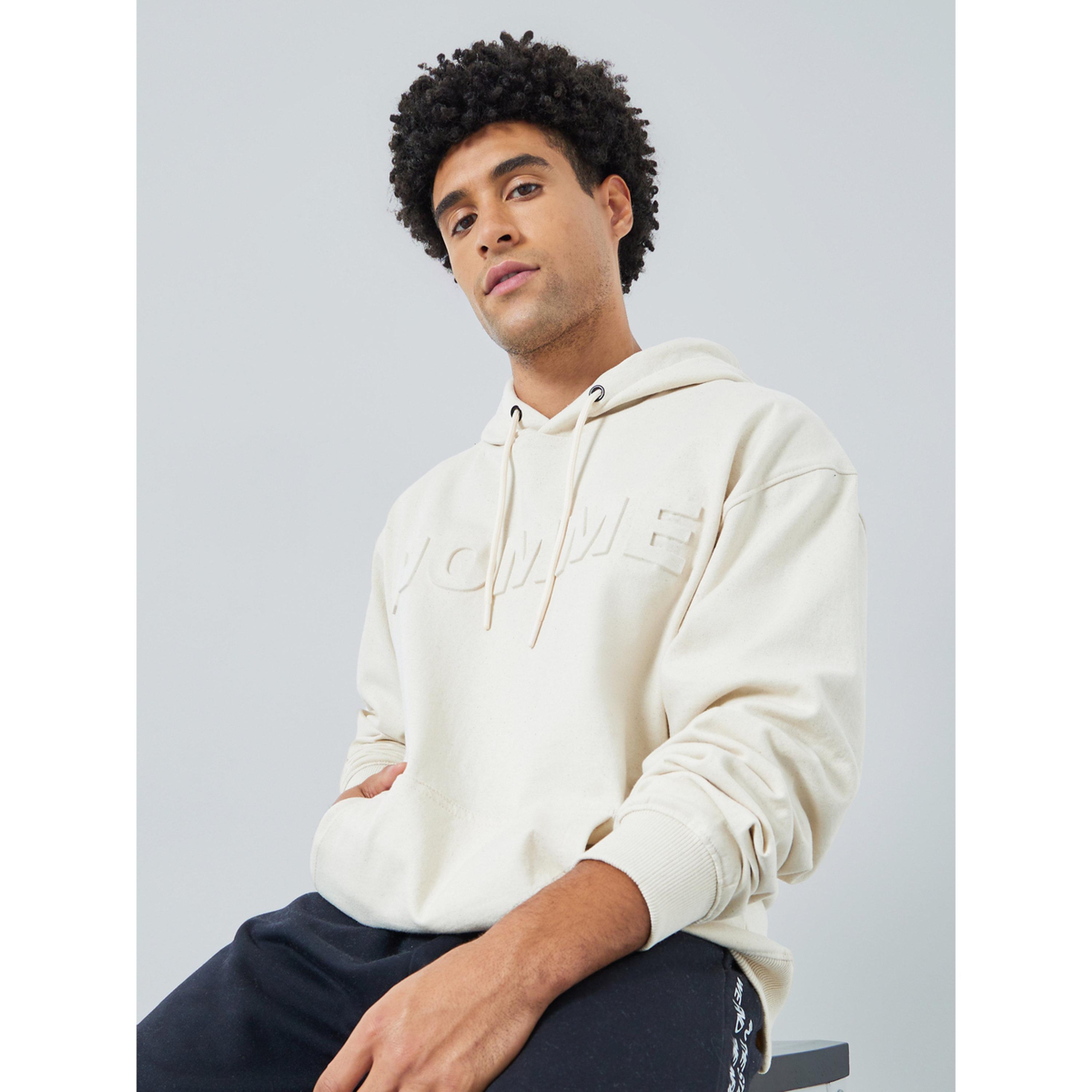 Styli Eco Earth Relaxed Fit Embossed Fleece Sweatshirt-men-winterwear-hoodiesandsweatshirts-image-3