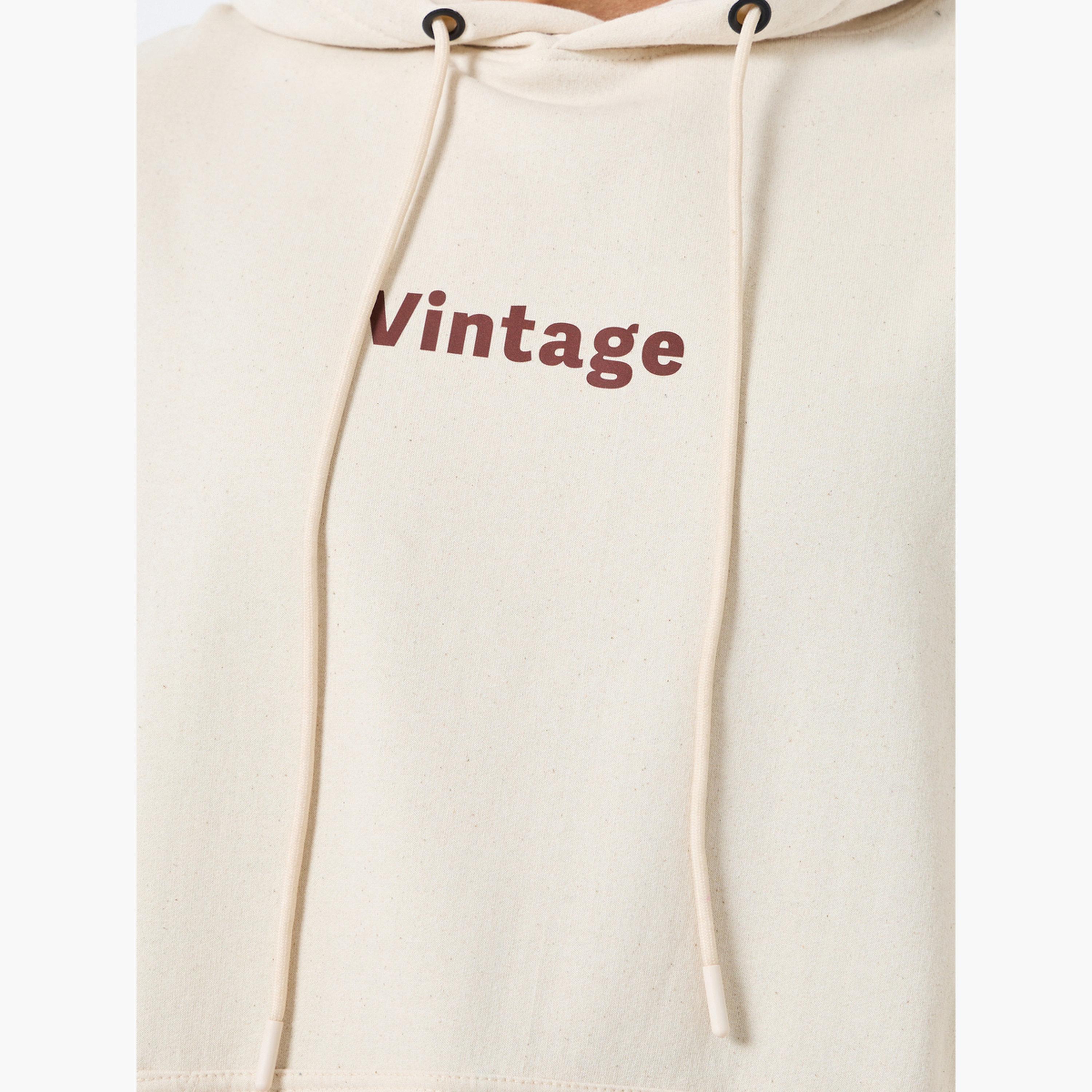 هودي فليس بقصة مريحة وطبعة كتابة-men-winterwear-hoodiesandsweatshirts-image-4