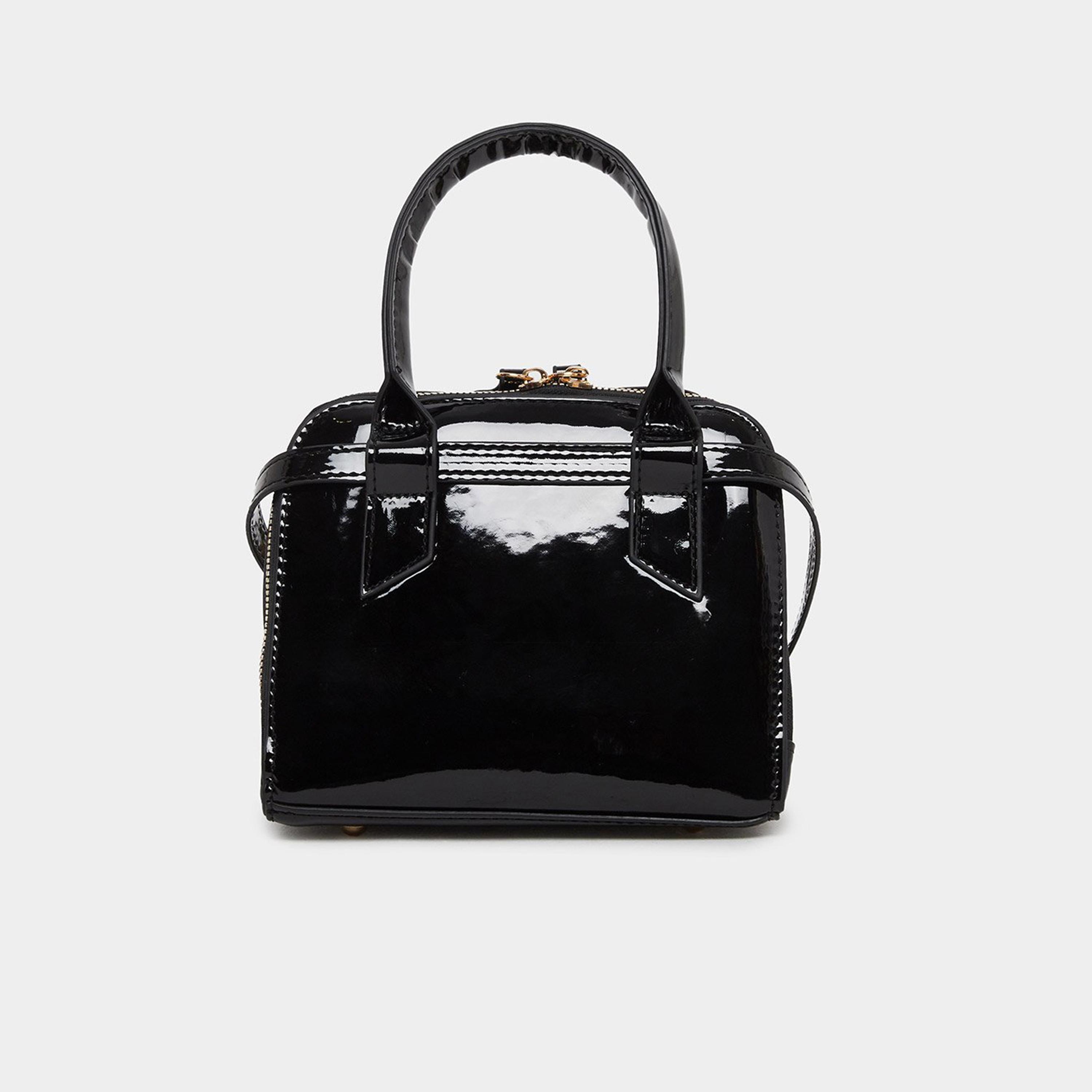 Styli Black Mini Dome Handbag-women-bagsandwallets-handbags-image-2