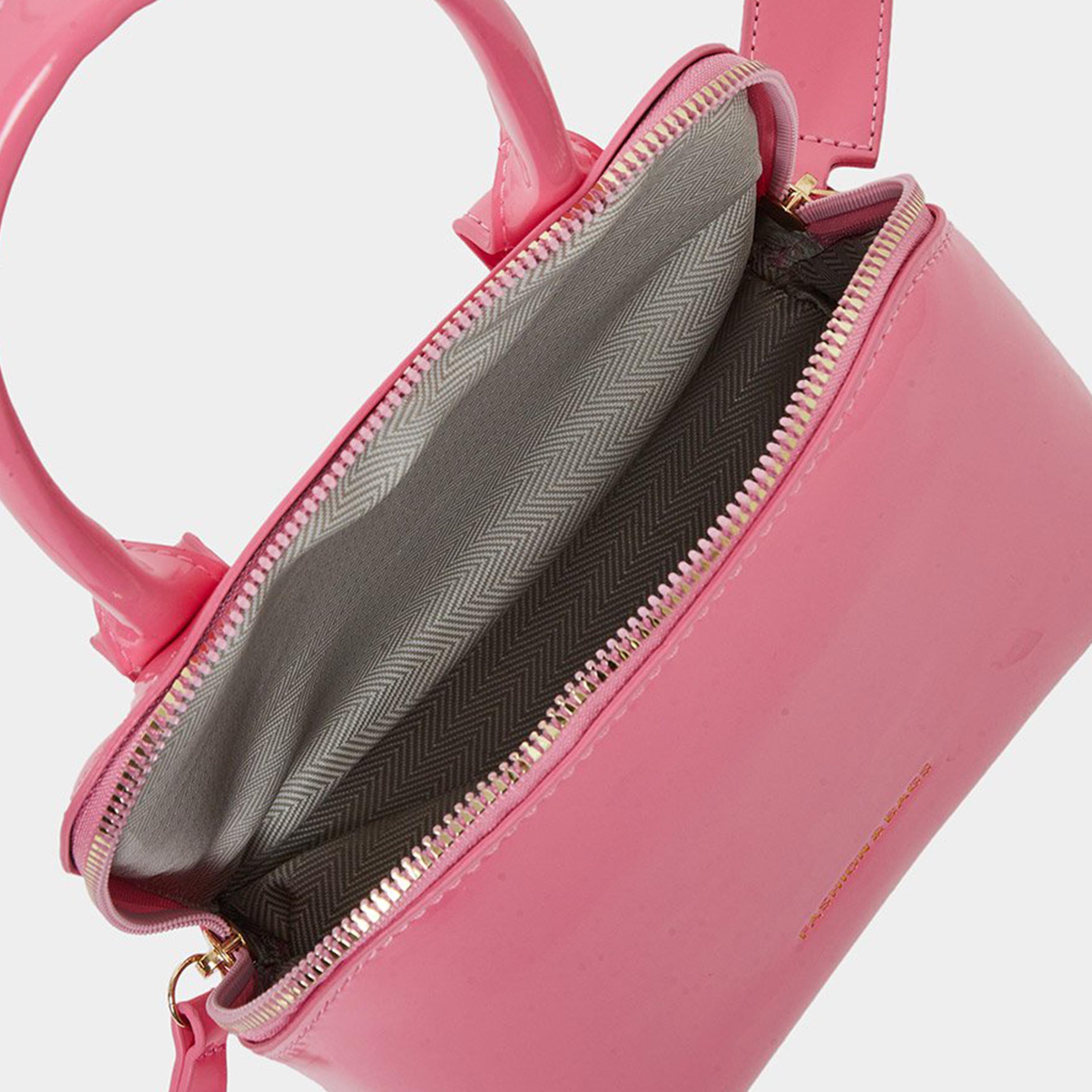 Styli Pink Mini Dome Handbag-women-bagsandwallets-handbags-image-4