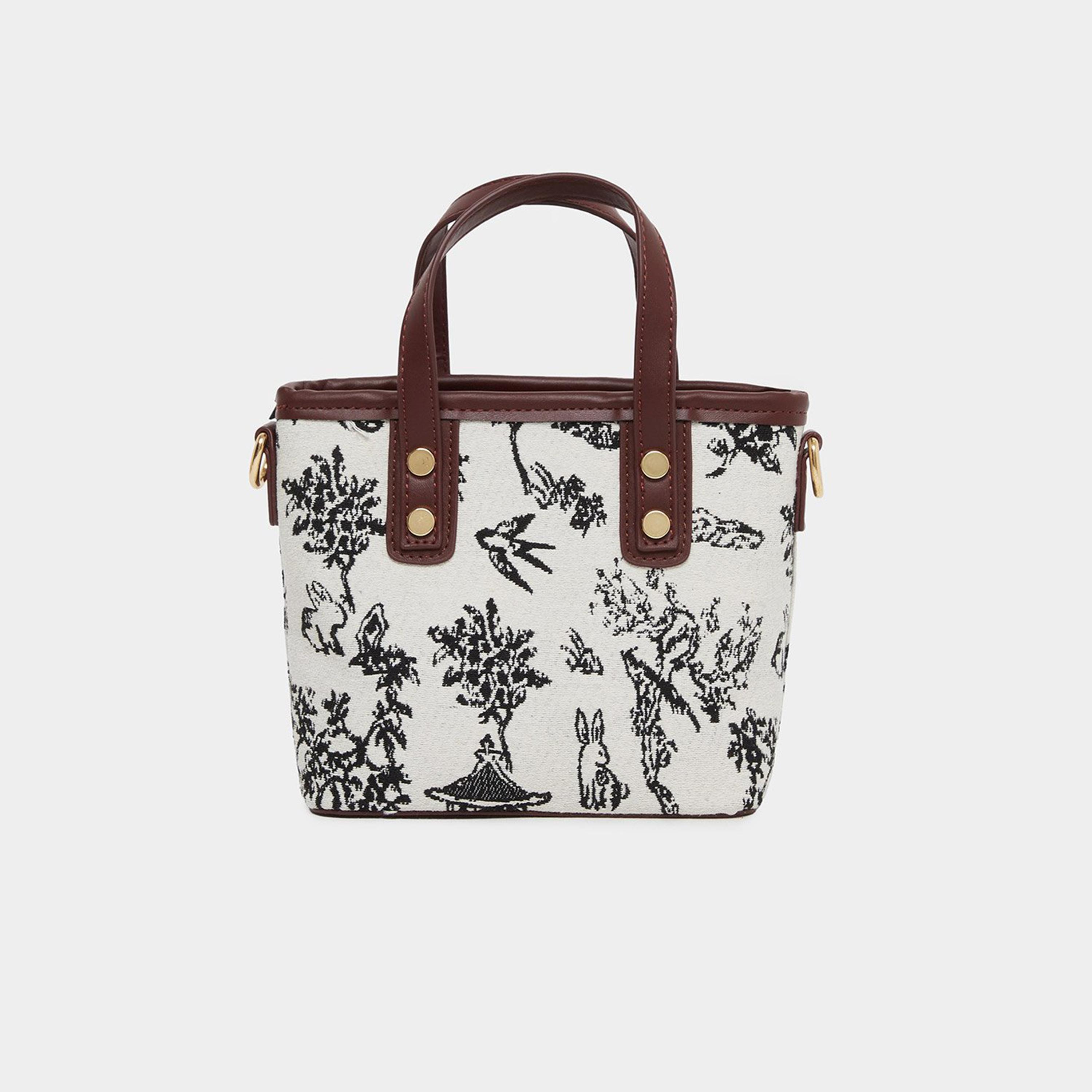 Styli Elegant Forest Printed Tote Bag-women-bagsandwallets-handbags-image-2