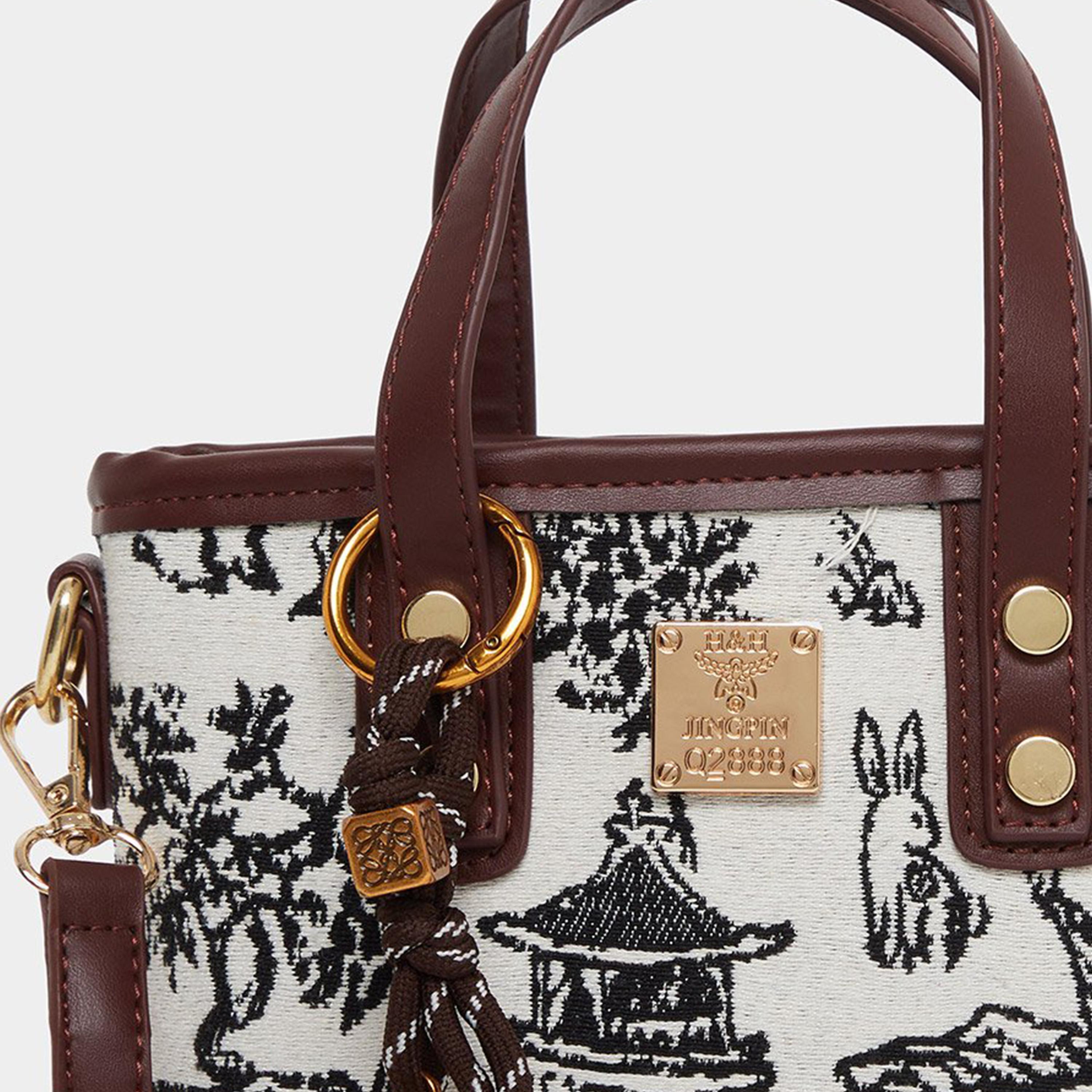 Styli Elegant Forest Printed Tote Bag-women-bagsandwallets-handbags-image-3