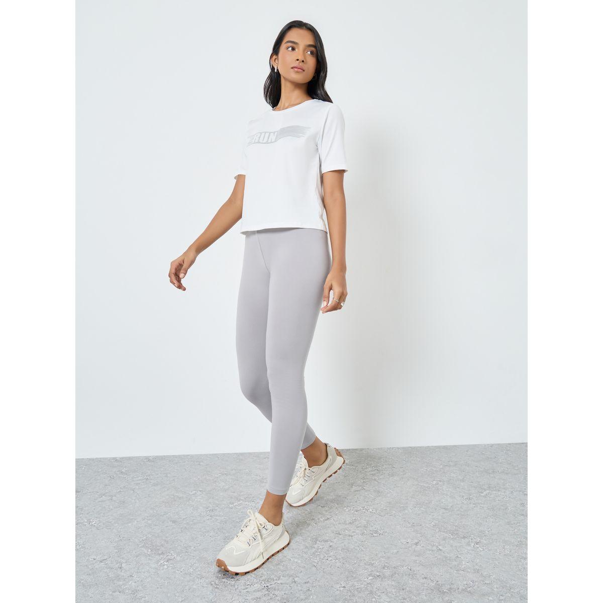 Styli Women White Printed Round Neck T-Shirt-women-clothing-tshirts-image-2