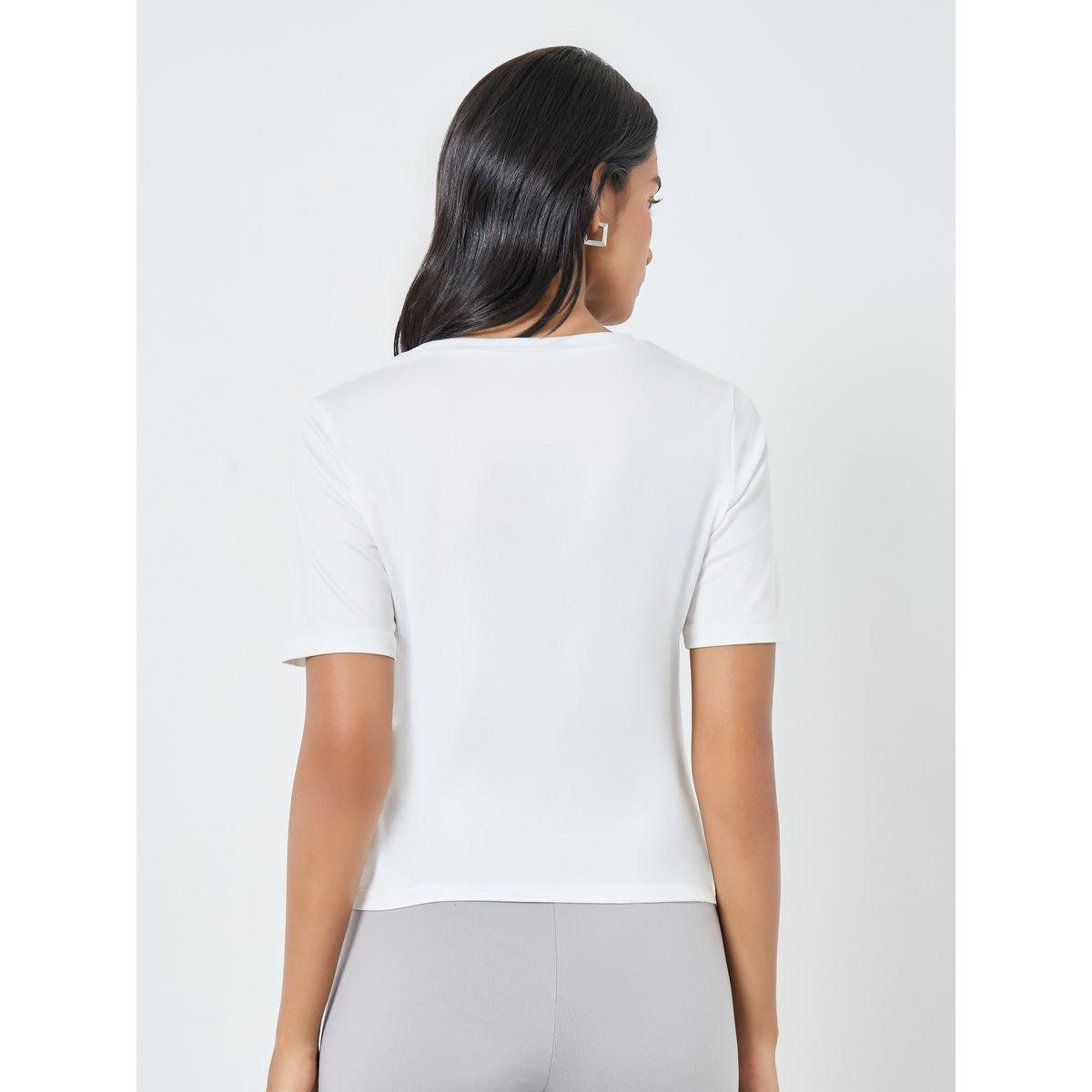 Styli Women White Printed Round Neck T-Shirt-women-clothing-tshirts-image-5