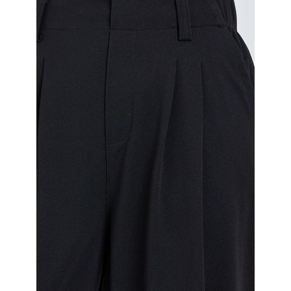 Styli Women Black High Rise Trousers-women-clothing-bottoms-trousers-image-3