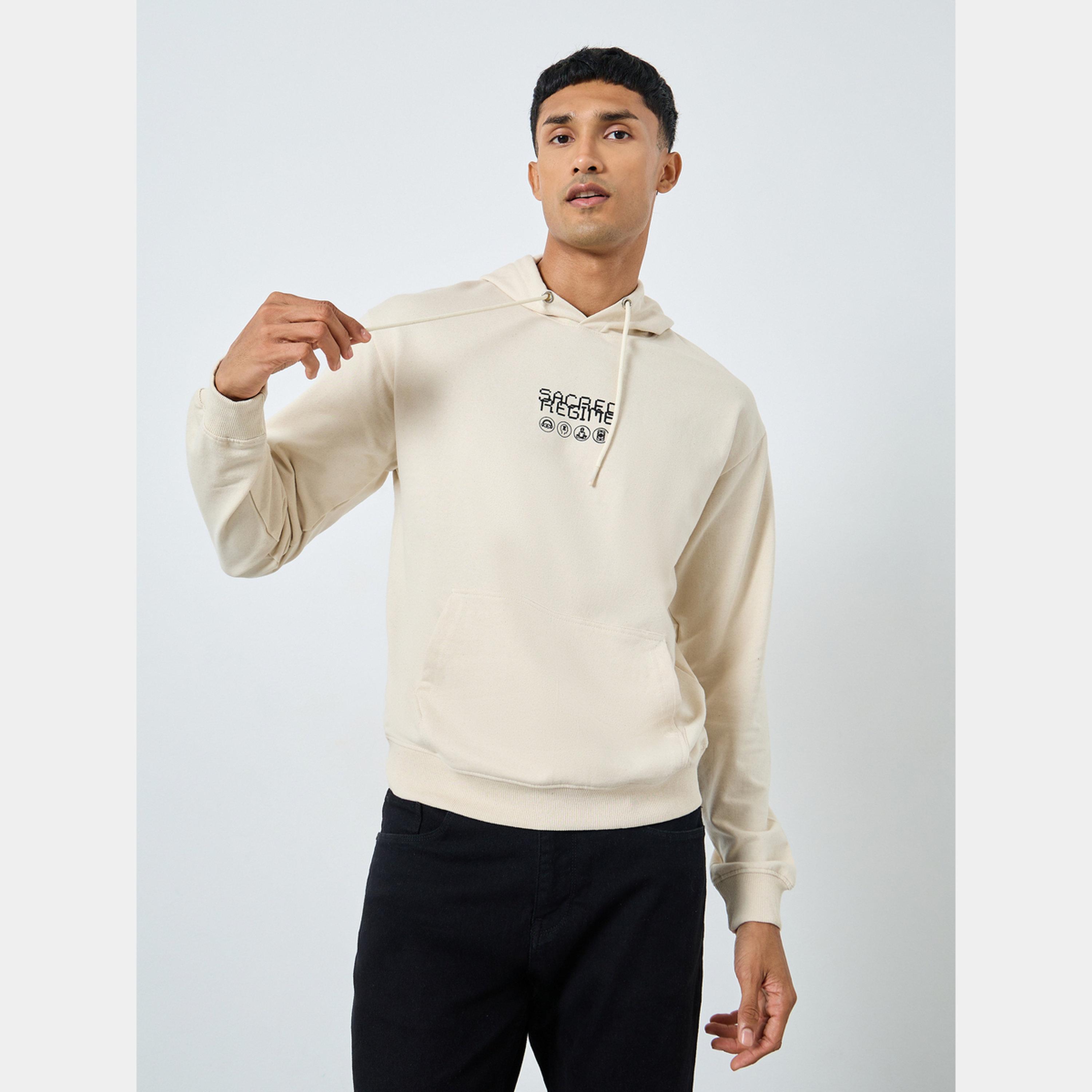 ستايلي - هودي رجالي بأكمام طويلة وياقة وغطاء رأس طباعة Eco Earth-men-winterwear-hoodiesandsweatshirts-image-1