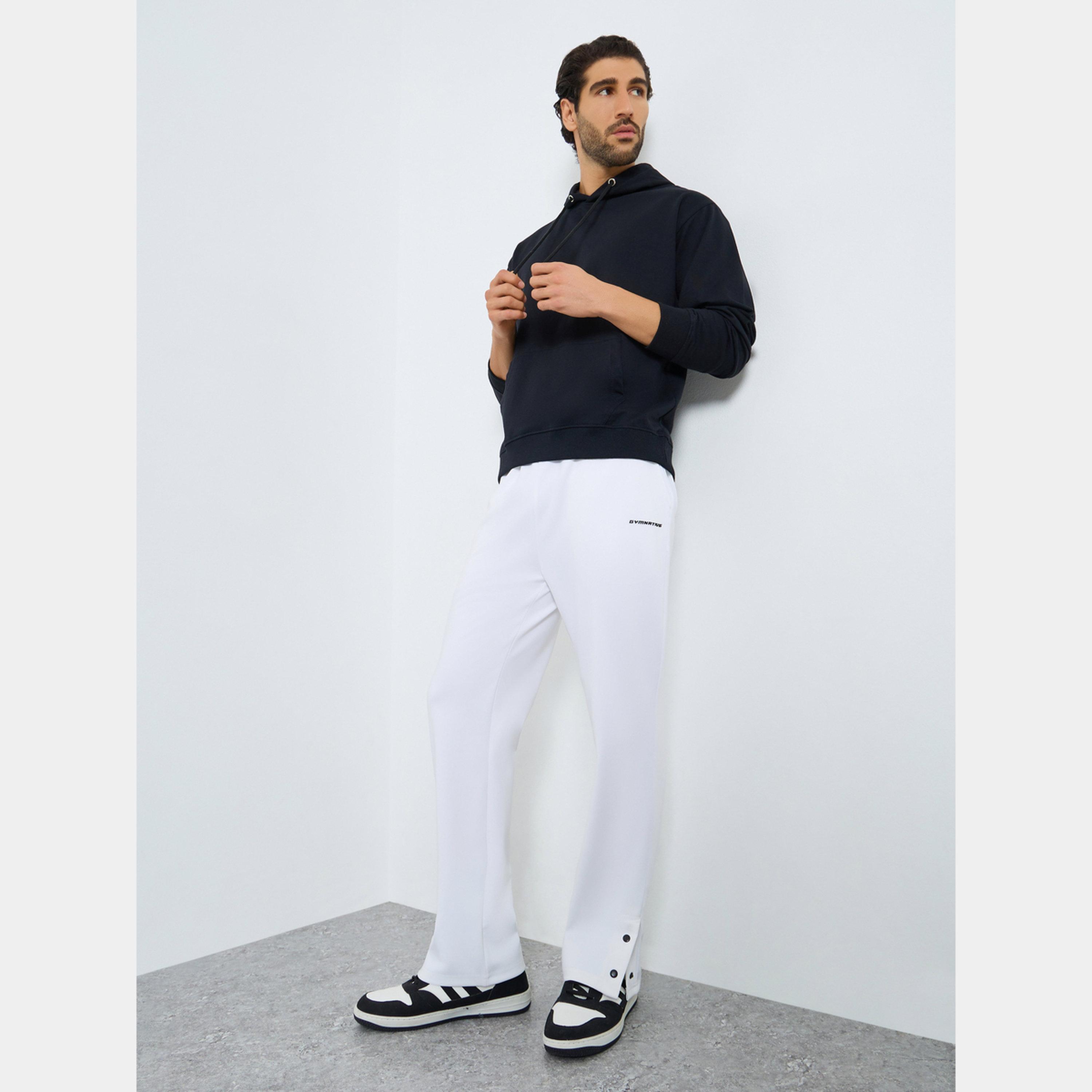 ستايلي - هودي رجالي بأكمام طويلة وياقة وغطاء رأس بطبعة شعار-men-winterwear-hoodiesandsweatshirts-image-2