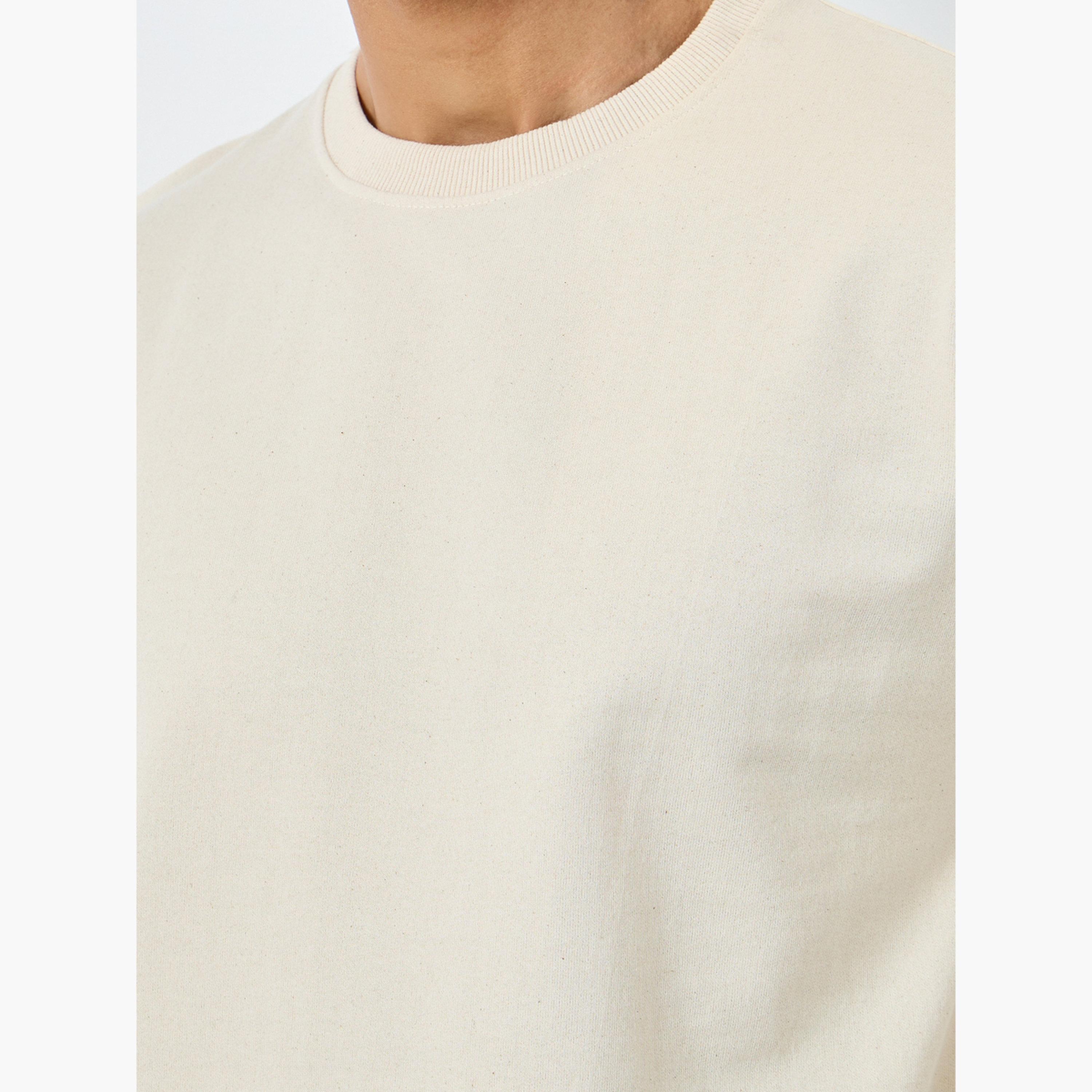 ستايلي - سويت شيرت Eco-Earth مريح نقشة منتفخة من الخلف للرجال -men-winterwear-hoodiesandsweatshirts-image-4
